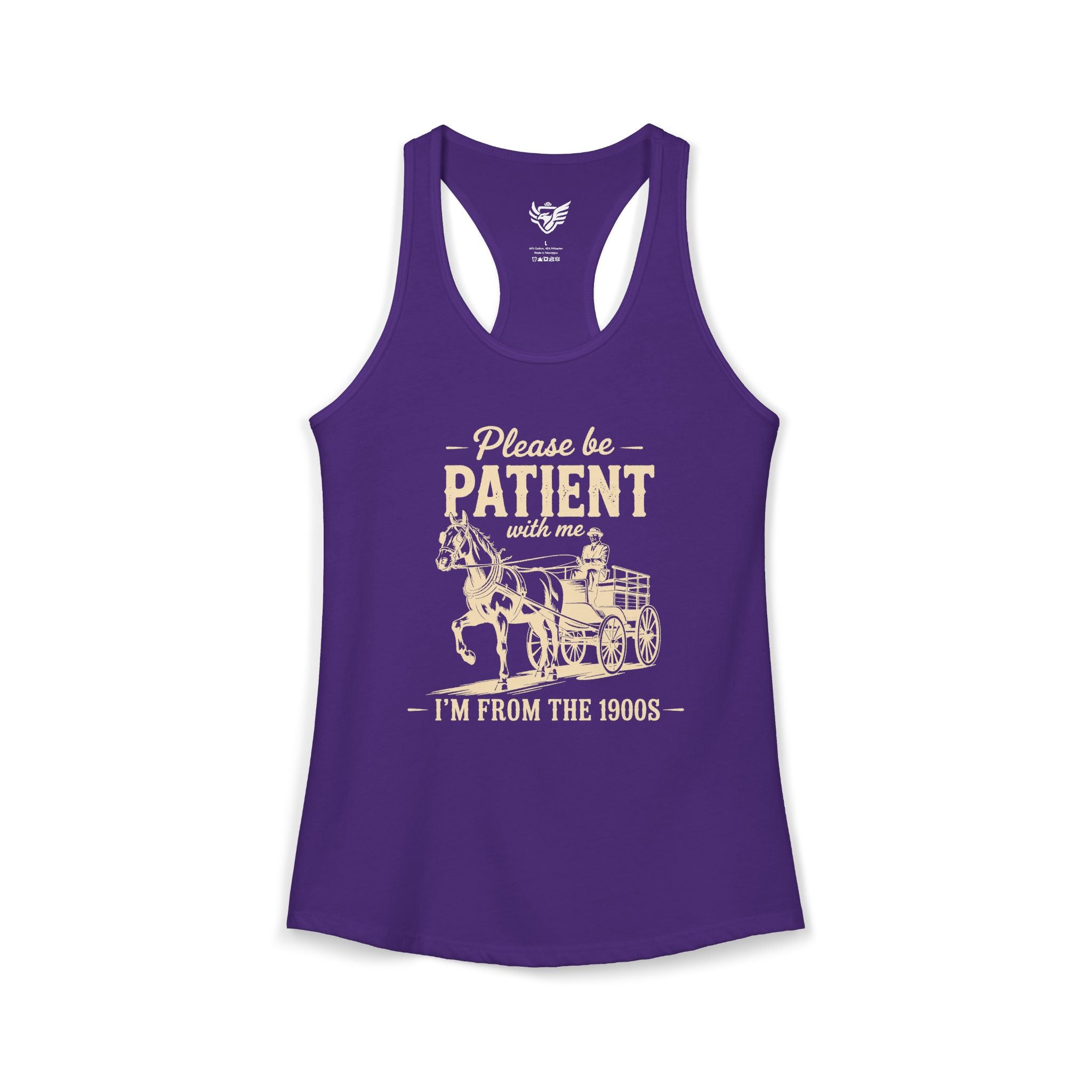 Please Be Patient With Me I'm From the 1900s Ideal Racerback Tank