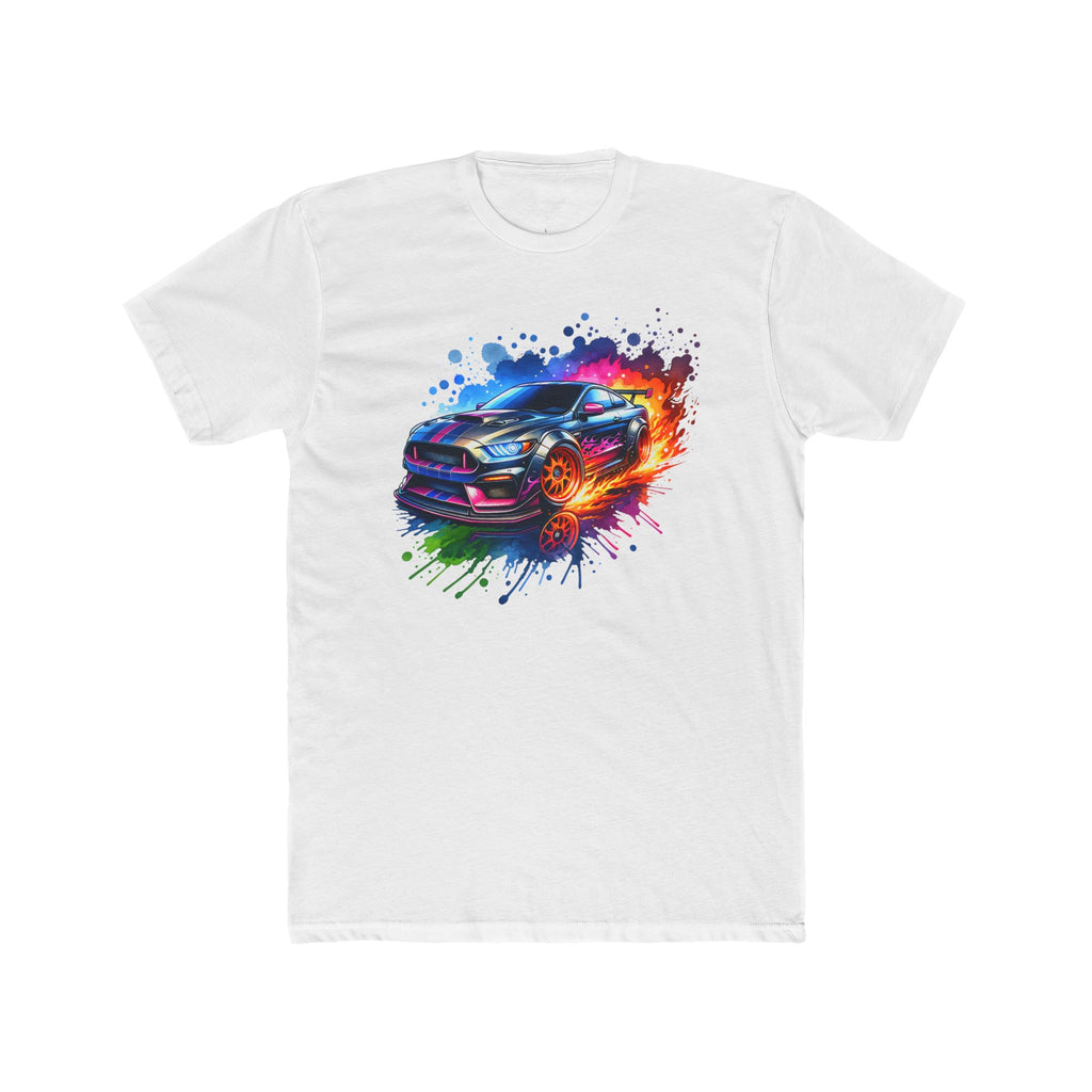 Colorblast Vroom Cotton Crew Tee