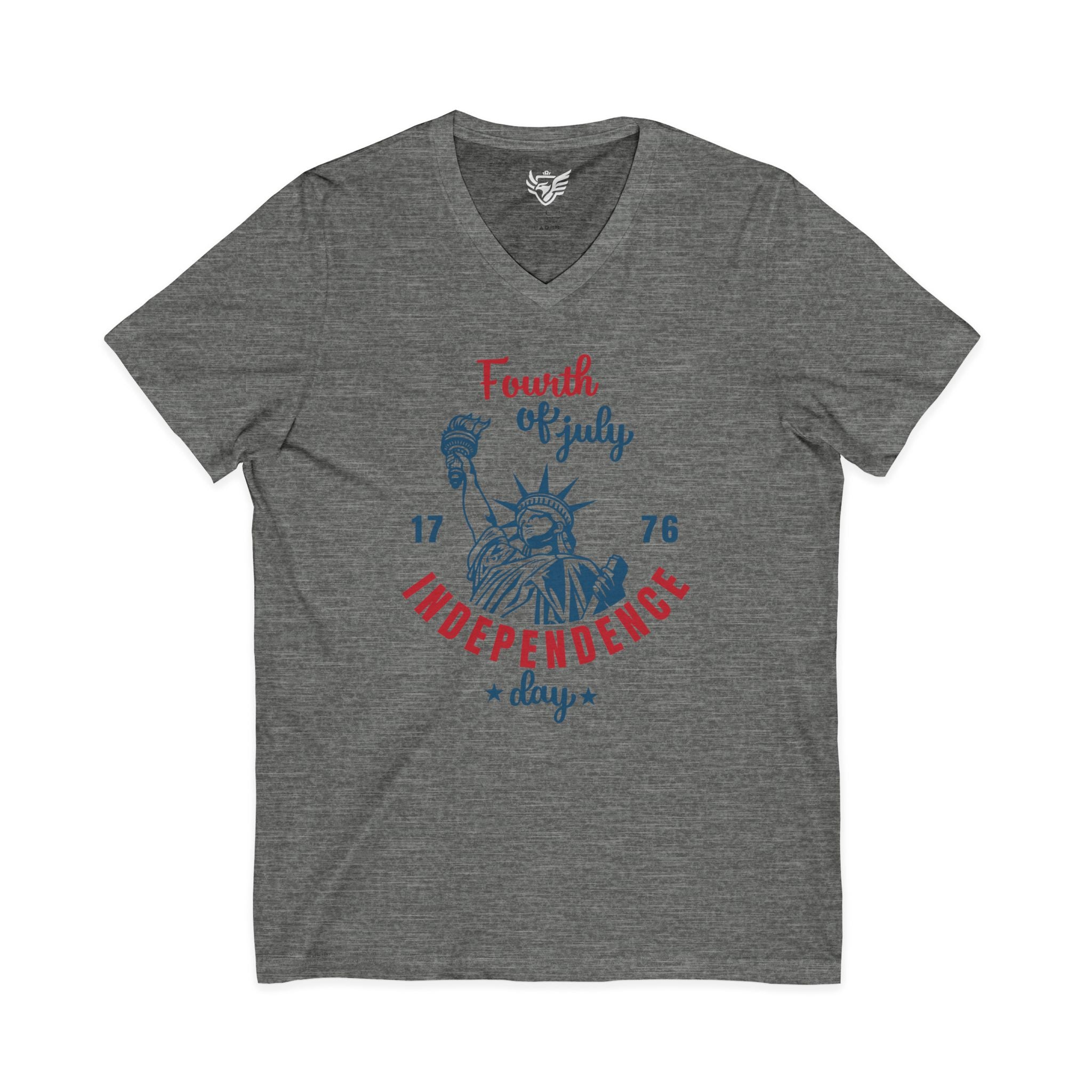 Independence Day Jersey Short Sleeve V-Neck Tee
