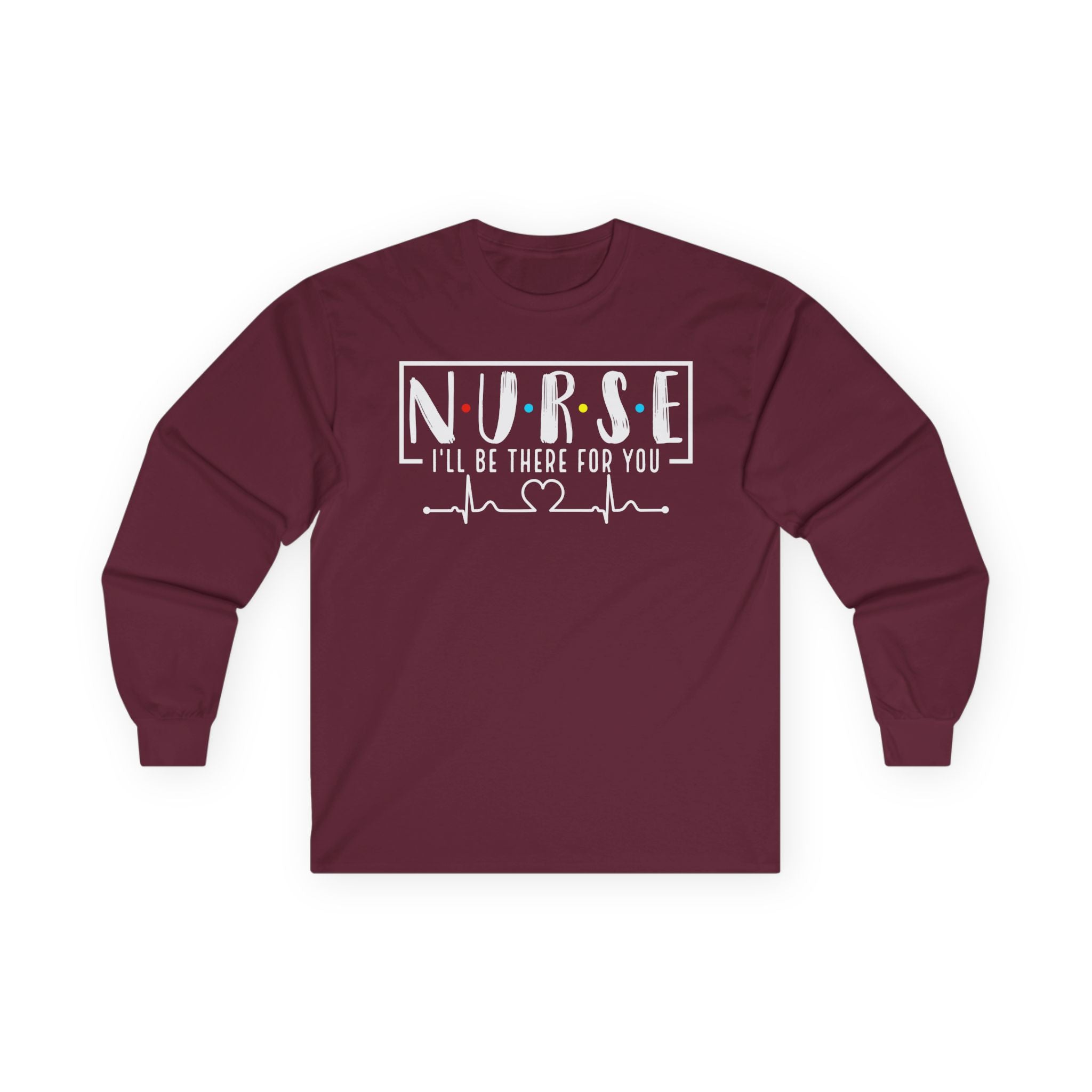 Friends Theme Nurse Cotton Long Sleeve Tee