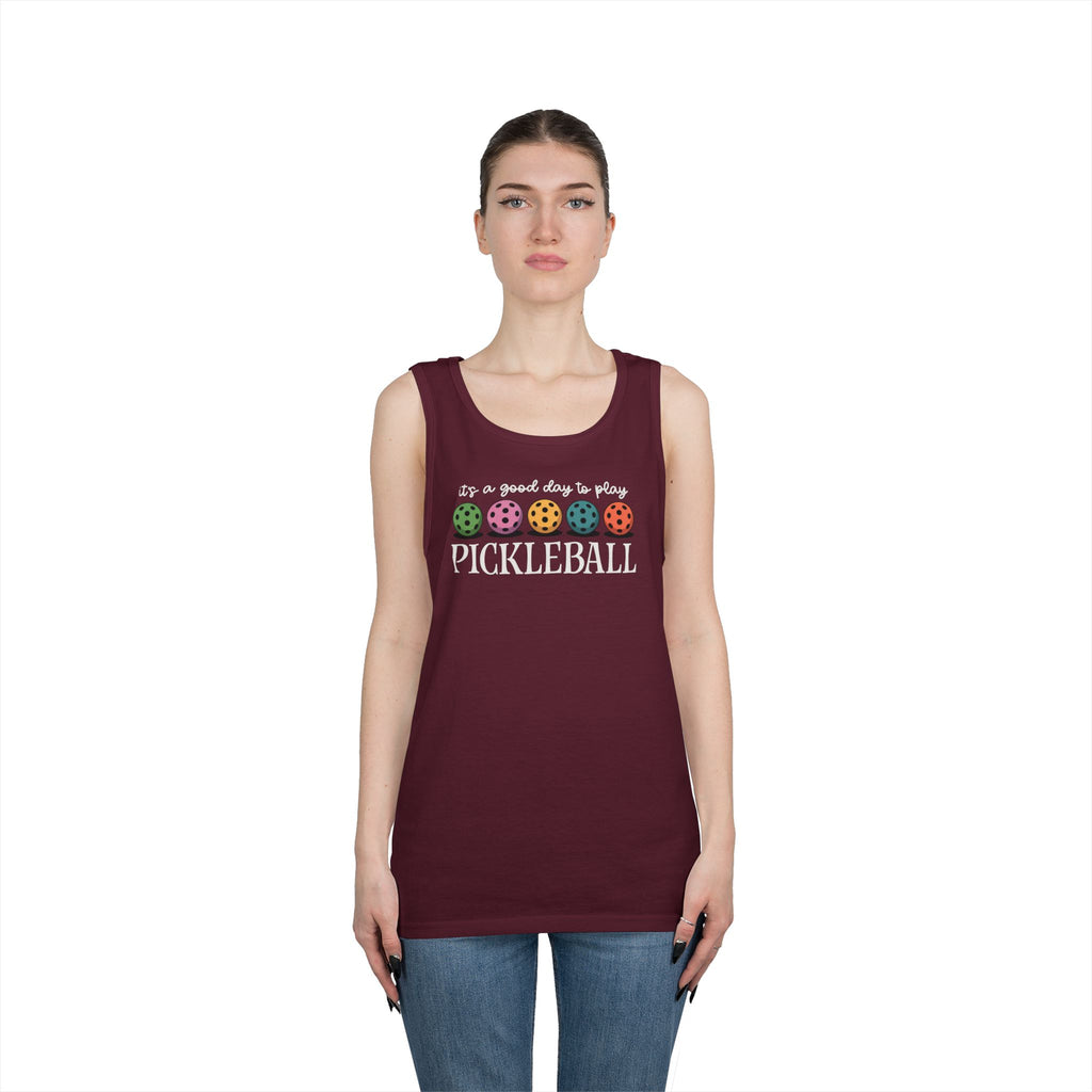 Good Day Pickleball Heavy Cotton Tank Top