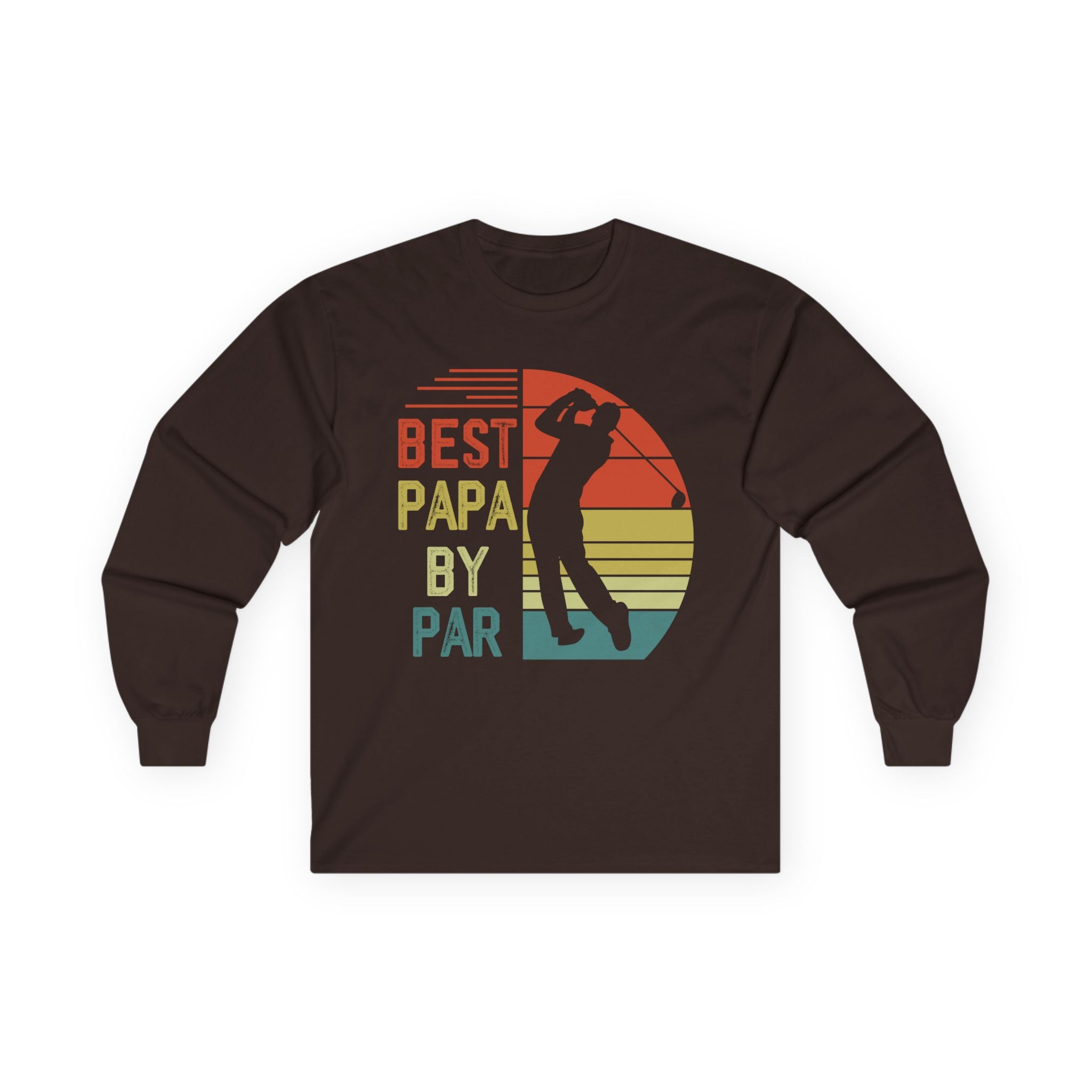 Best Papa By Par Cotton Long Sleeve Tee