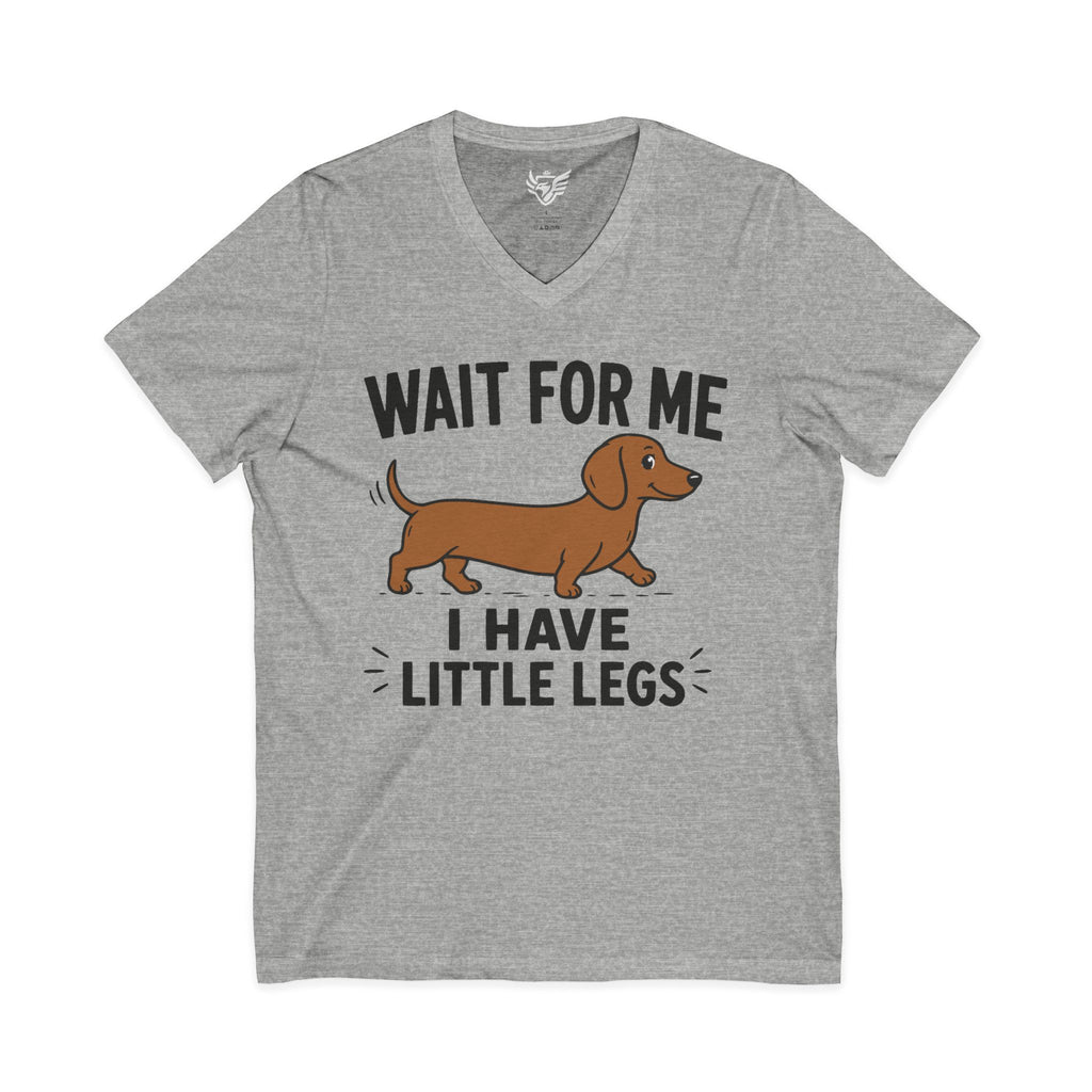 Little Legs Jersey Short Sleeve V-Neck Tee