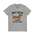 Little Legs Jersey Short Sleeve V-Neck Tee
