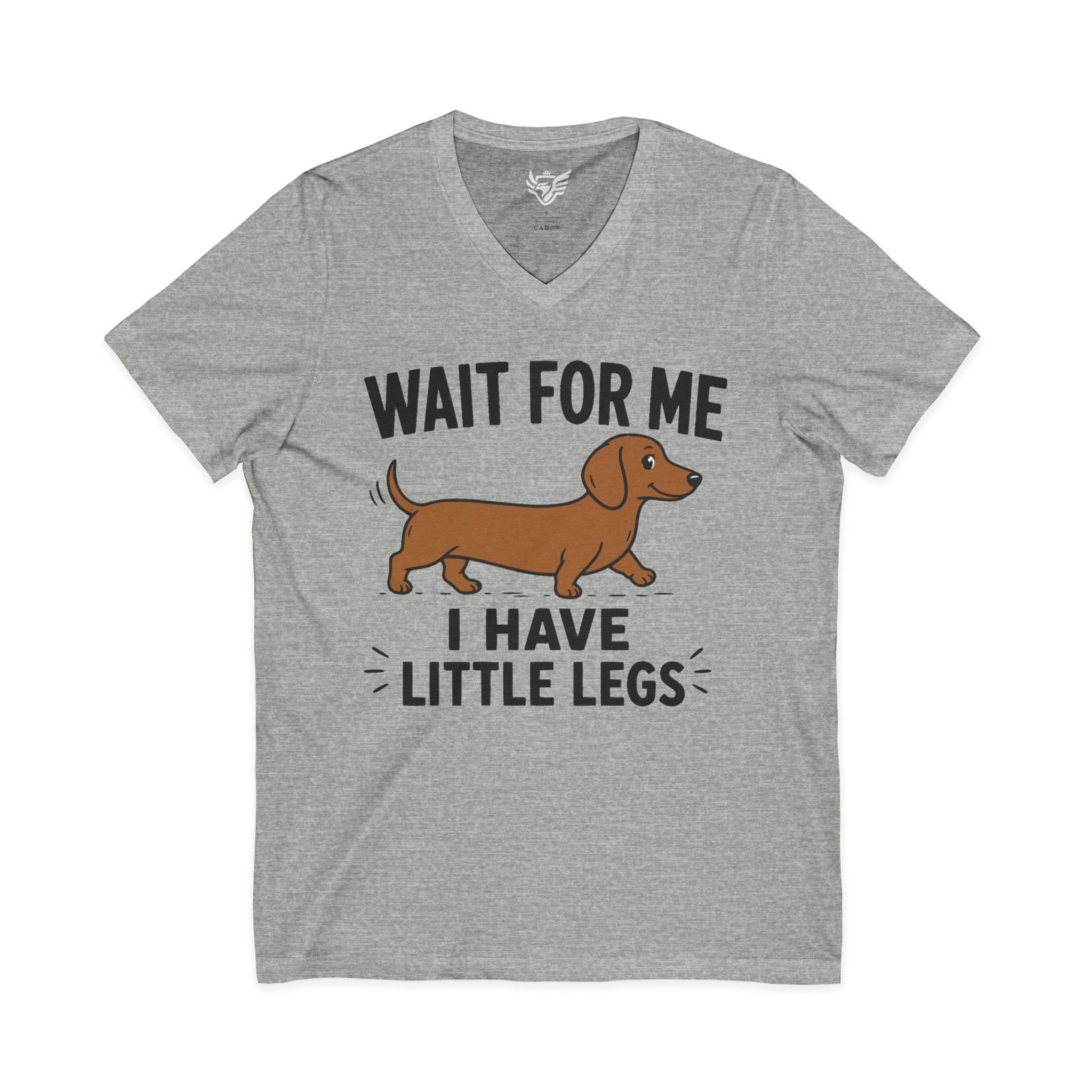 Little Legs Jersey Short Sleeve V-Neck Tee
