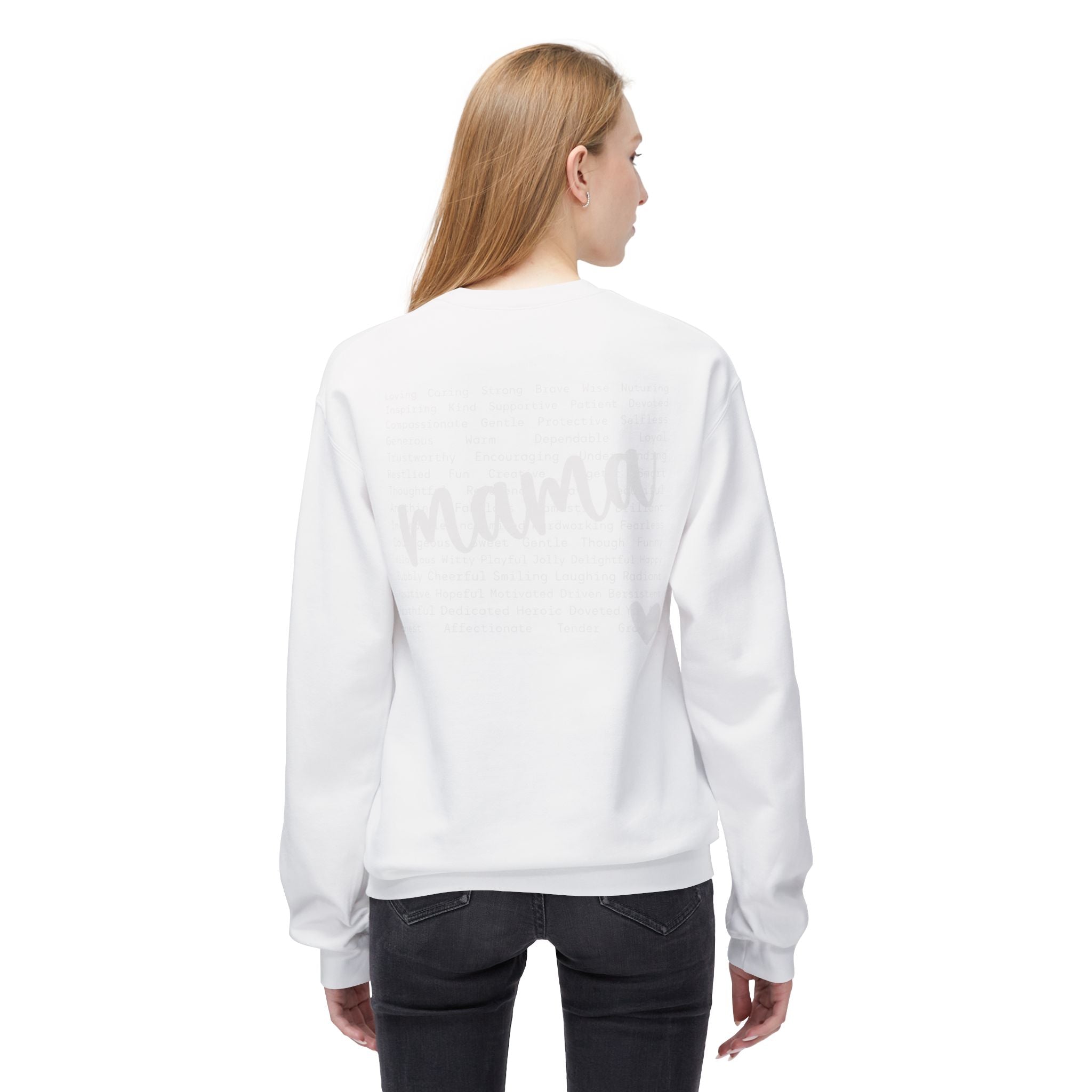 Just a Mama Goose Midweight Softstyle Fleece Crewneck Sweatshirt