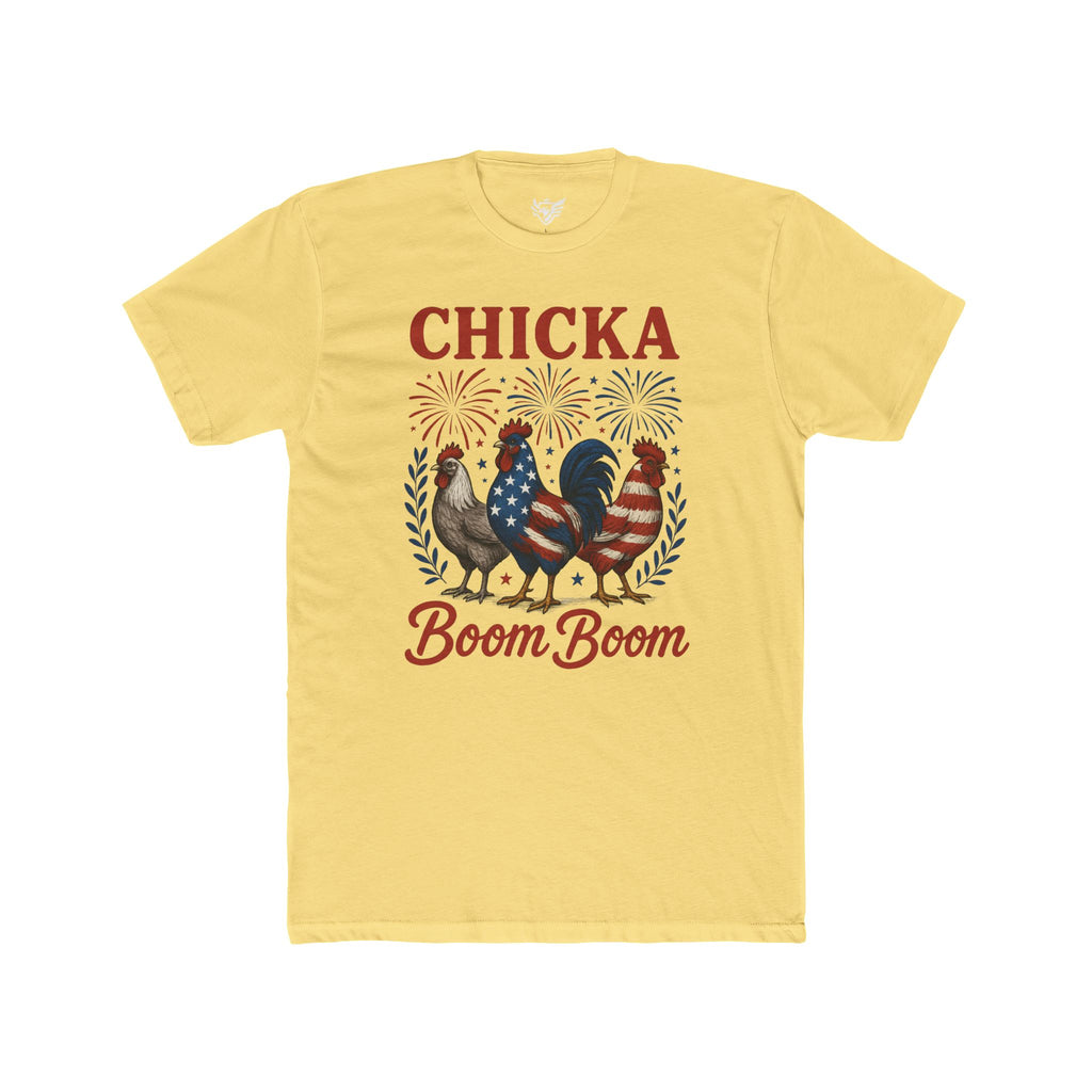 Chicka Boom Boom Cotton Crew Tee