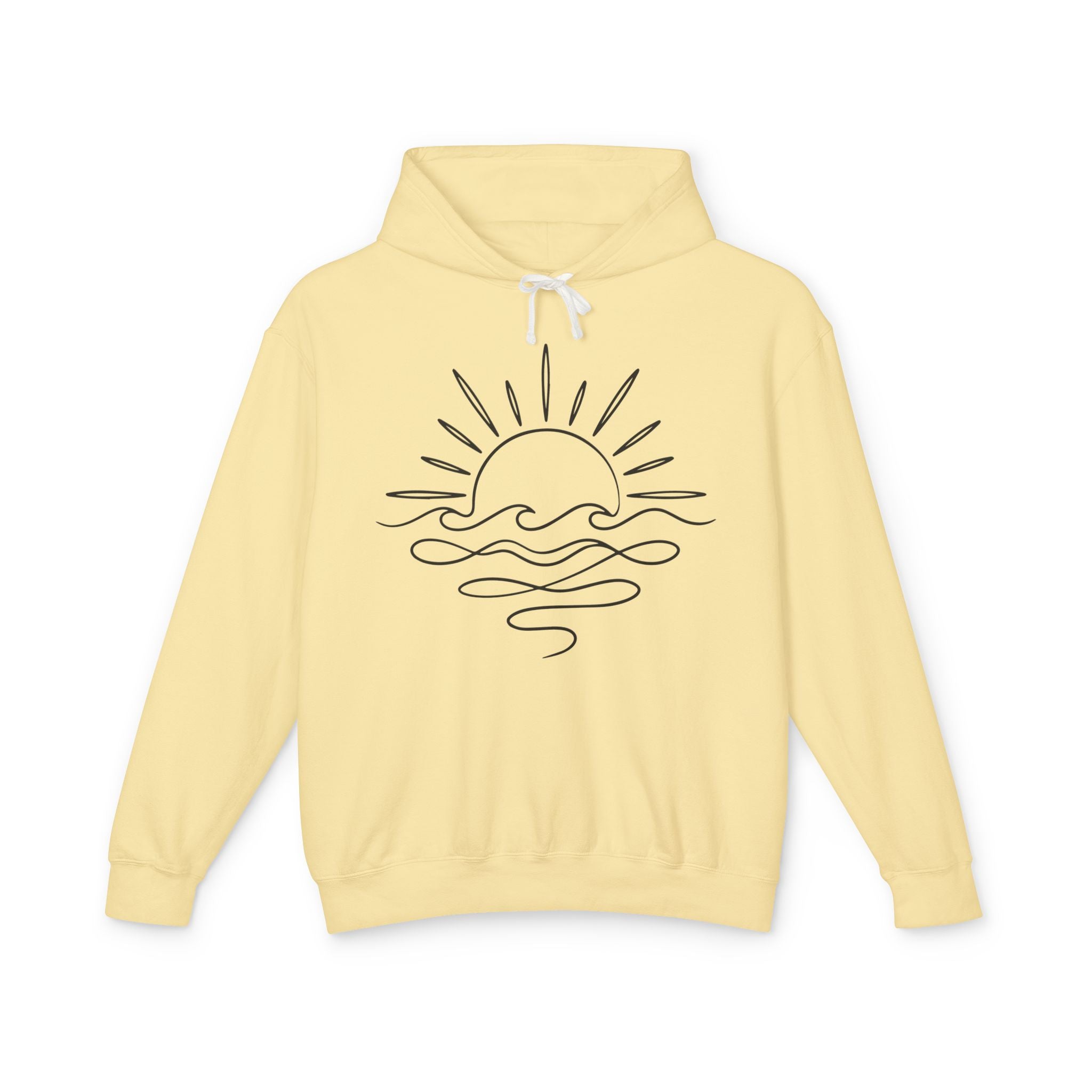 Sunny Sea Lightweight Hooded Sweatshirt