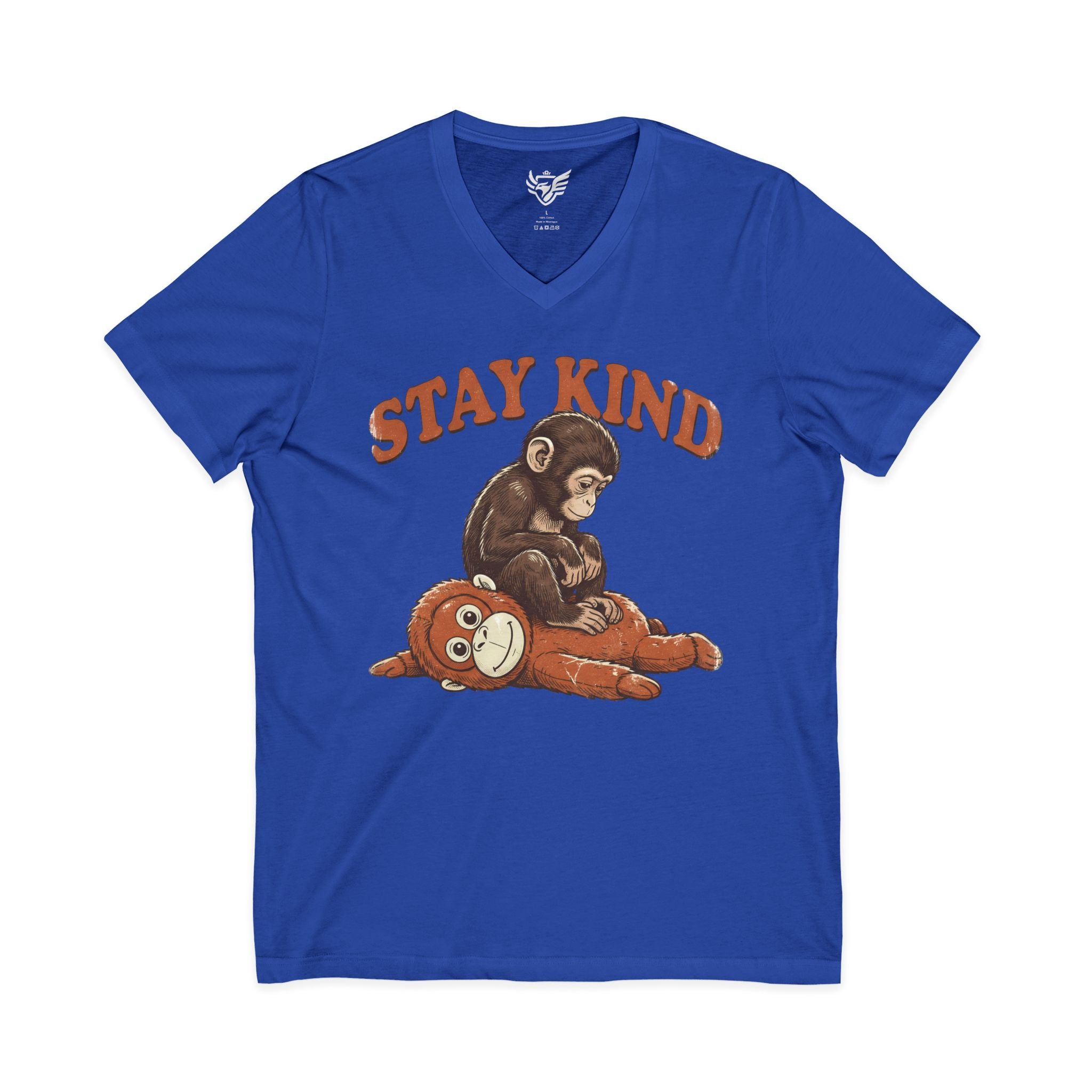 Stay Kind Jersey Short Sleeve V-Neck Tee