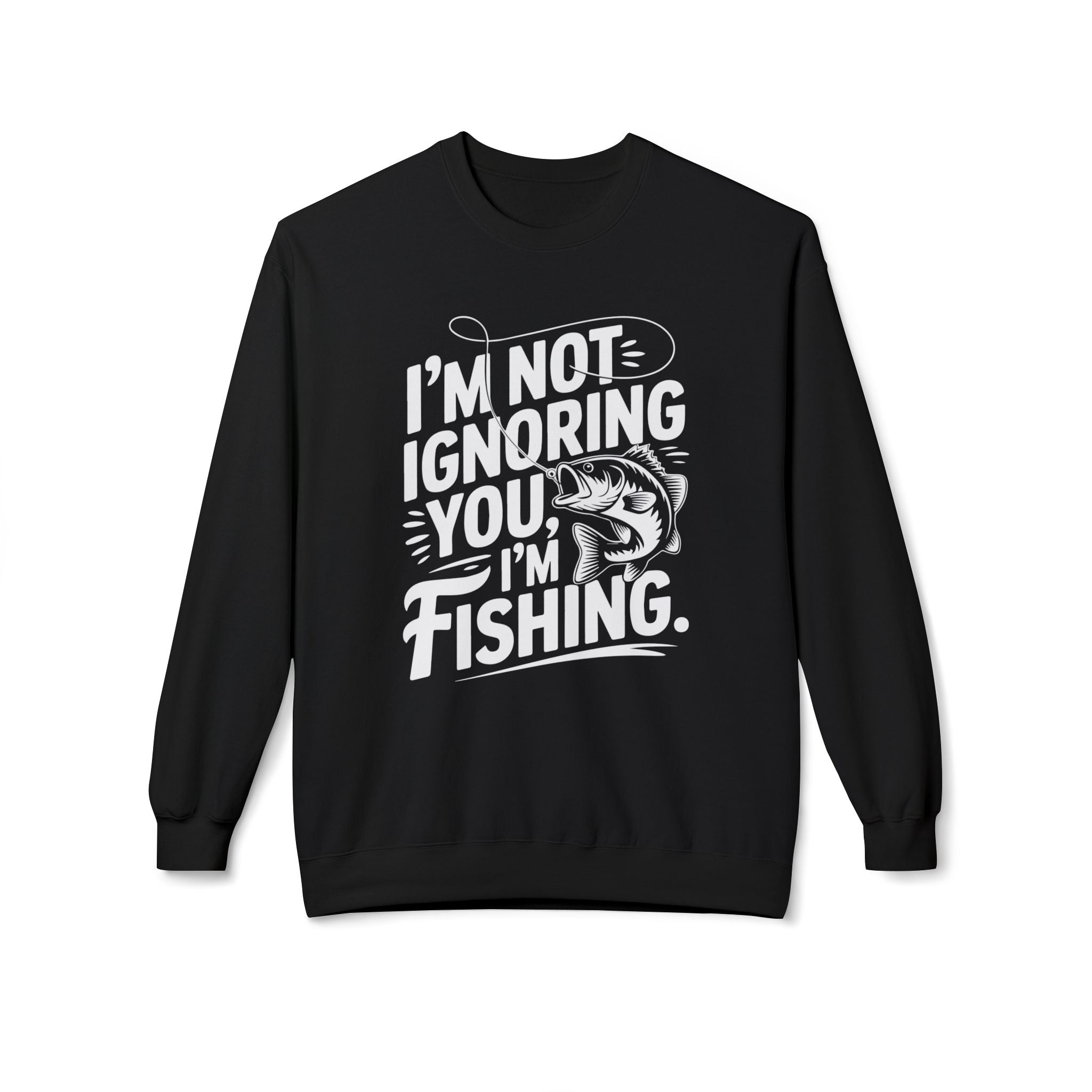I'm Not Ignoring You Midweight Softstyle Fleece Crewneck Sweatshirt