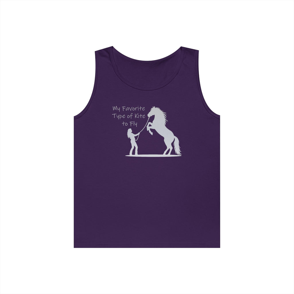 My Favorite Type of Kite Heavy Cotton Tank Top