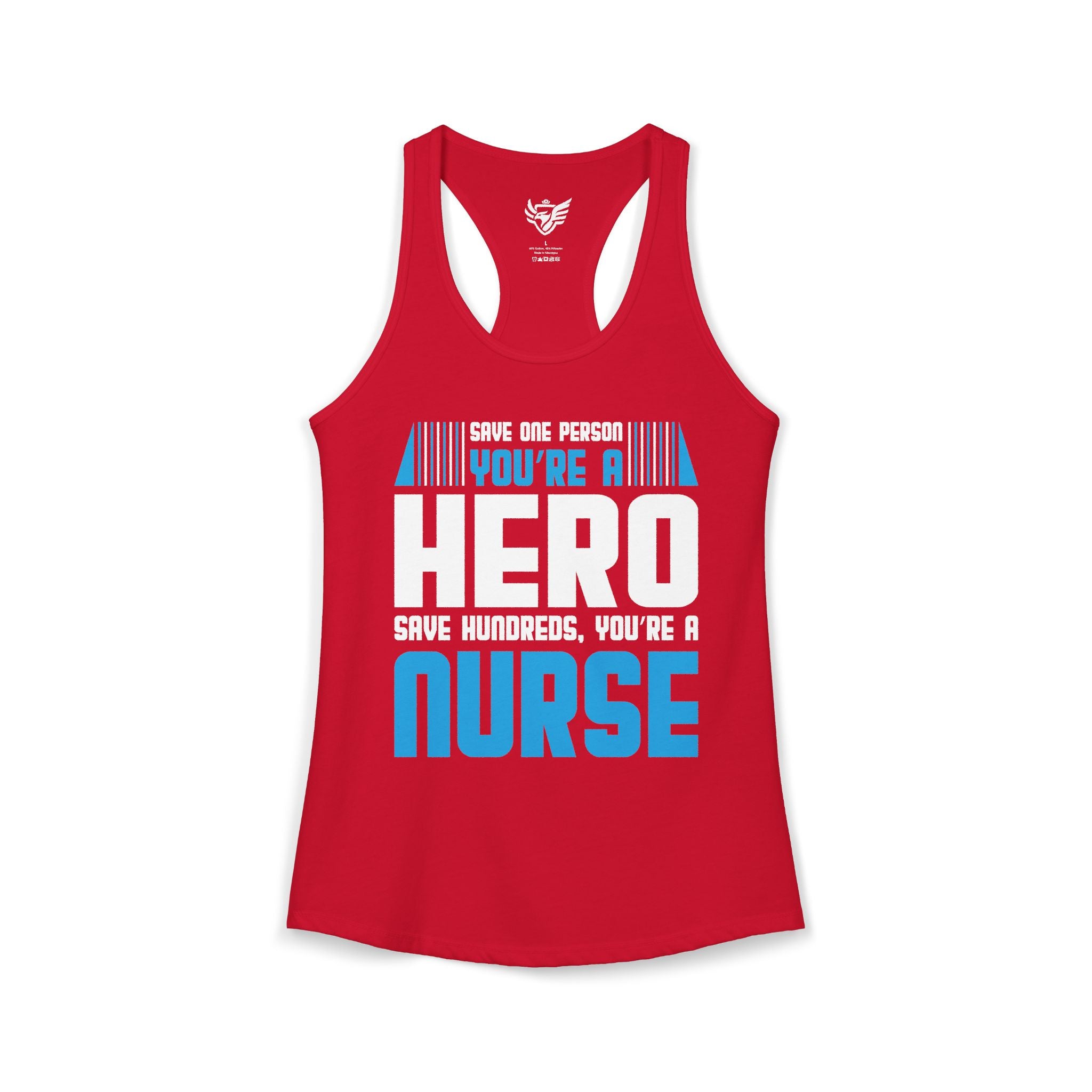 Nurses Are Heros Ideal Racerback Tank