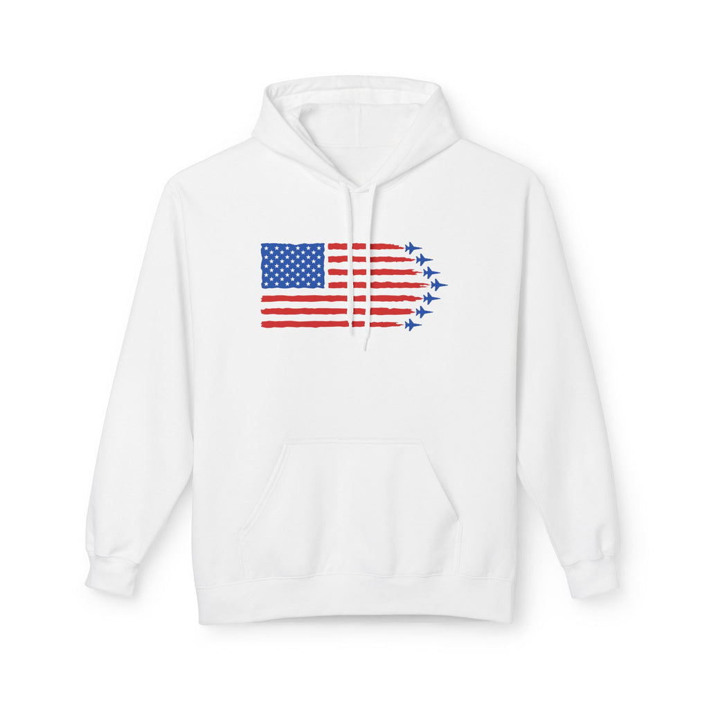 USA Jet Flag Midweight Softstyle Fleece Hoodie