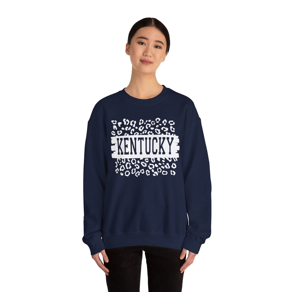 KY Leopard Heavy Blend™ Crewneck Sweatshirt