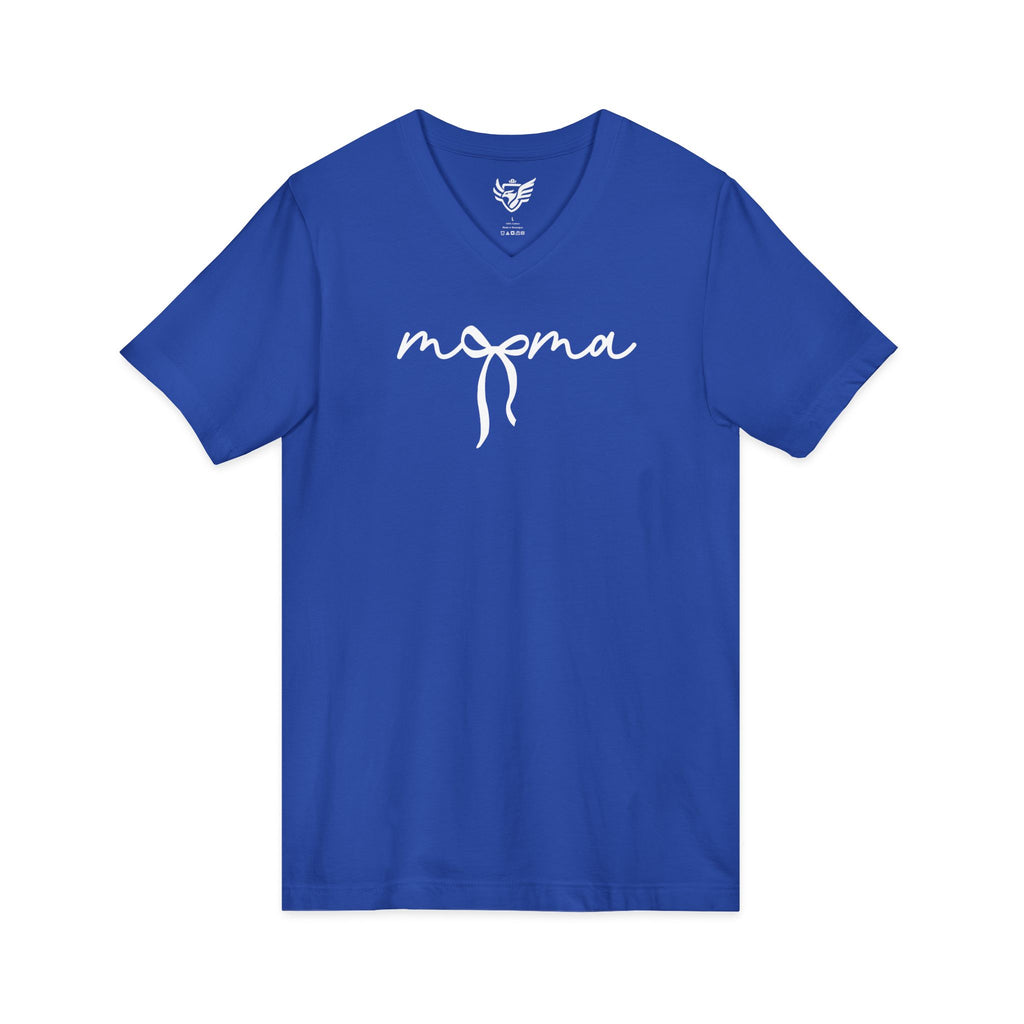 Mother's Day Jersey Short Sleeve V-Neck Tee