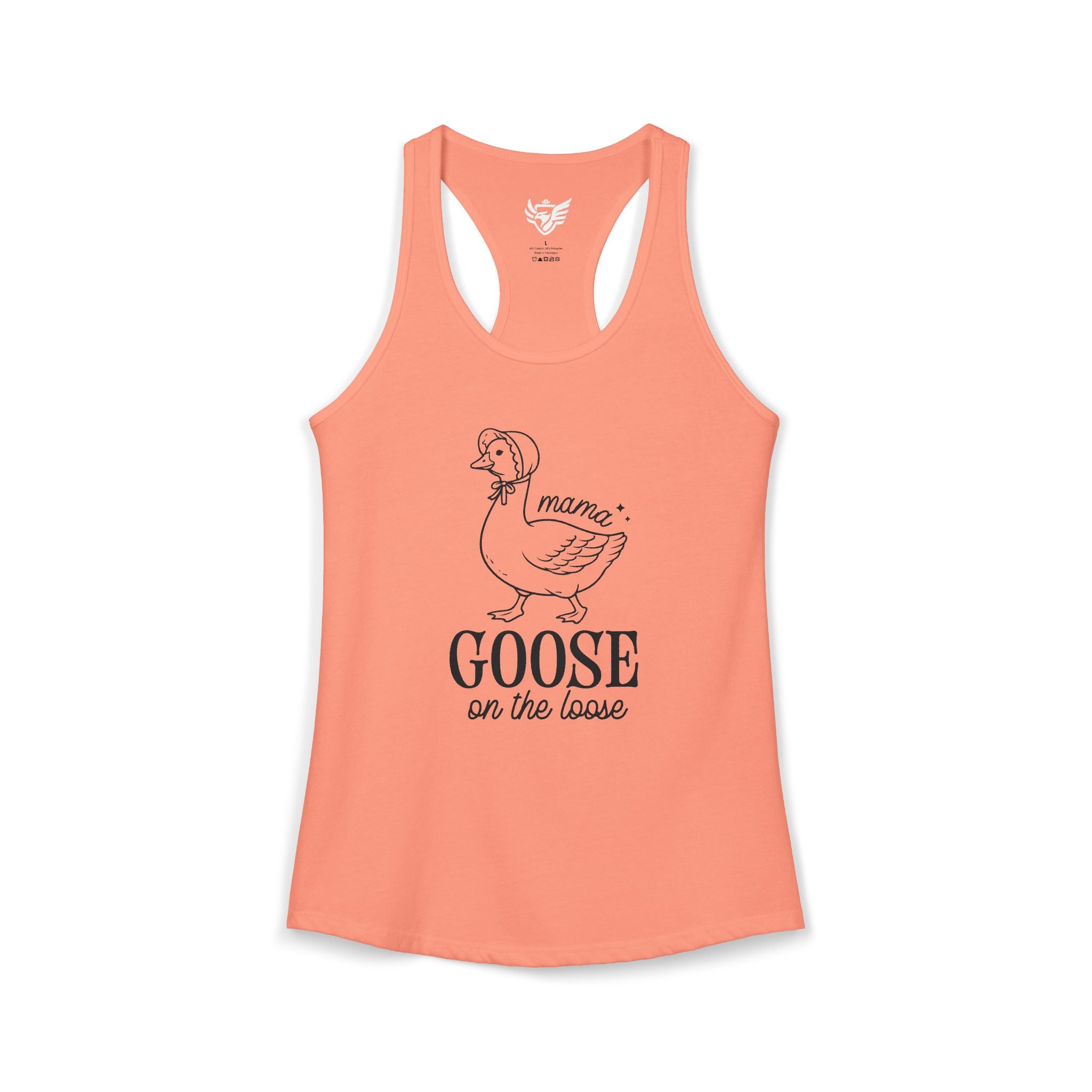 Mama Goose on the Loose Ideal Racerback Tank