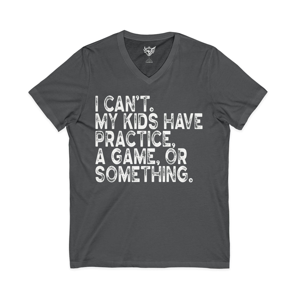 Busy Parents Jersey Short Sleeve V-Neck Tee