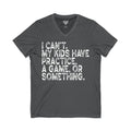 Busy Parents Jersey Short Sleeve V-Neck Tee