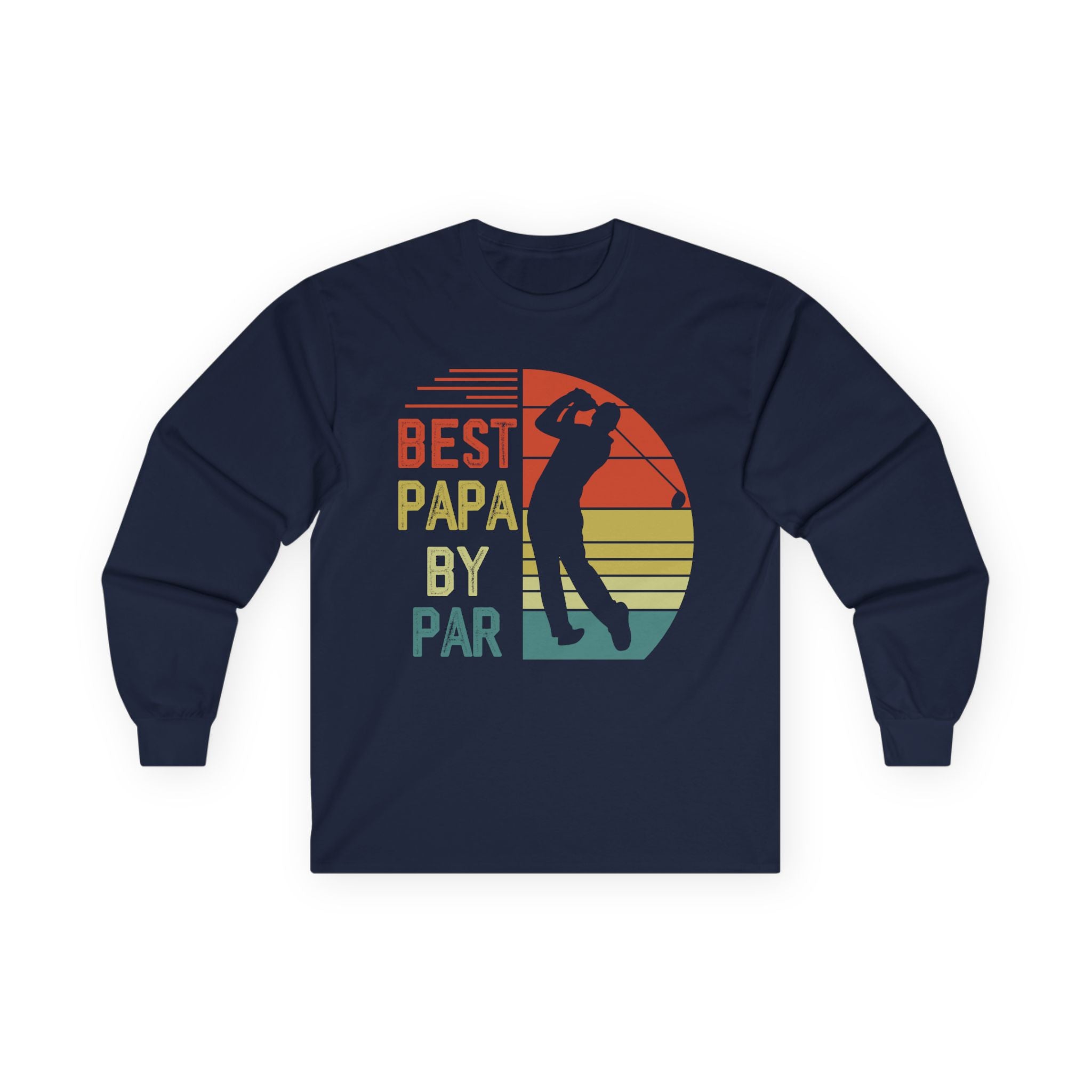 Best Papa By Par Cotton Long Sleeve Tee
