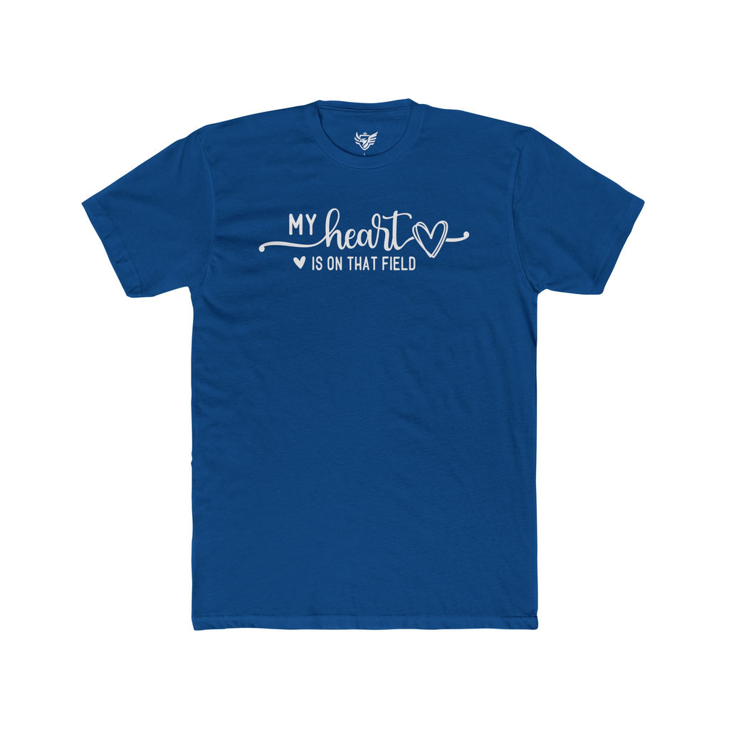 My Heart is on that Field Cotton Crew Tee