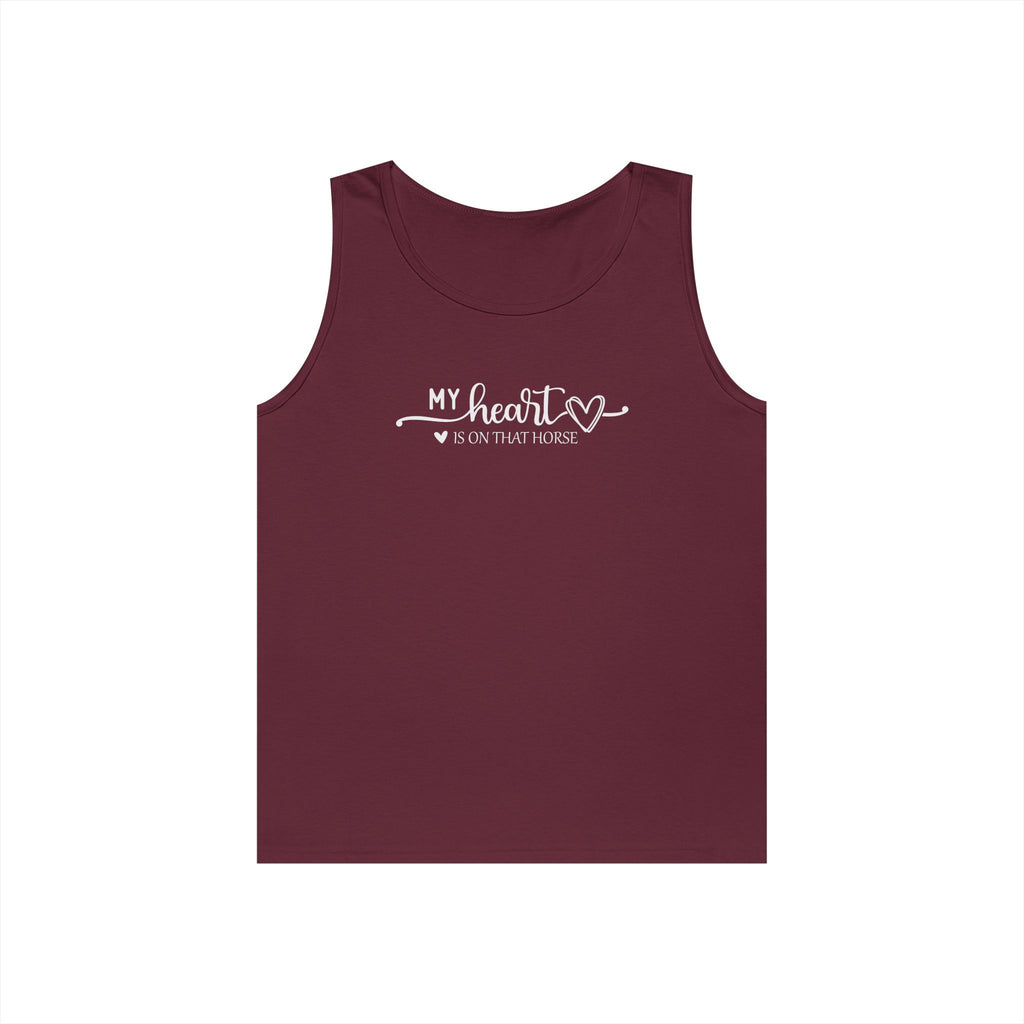 Heart on Horse Heavy Cotton Tank Top