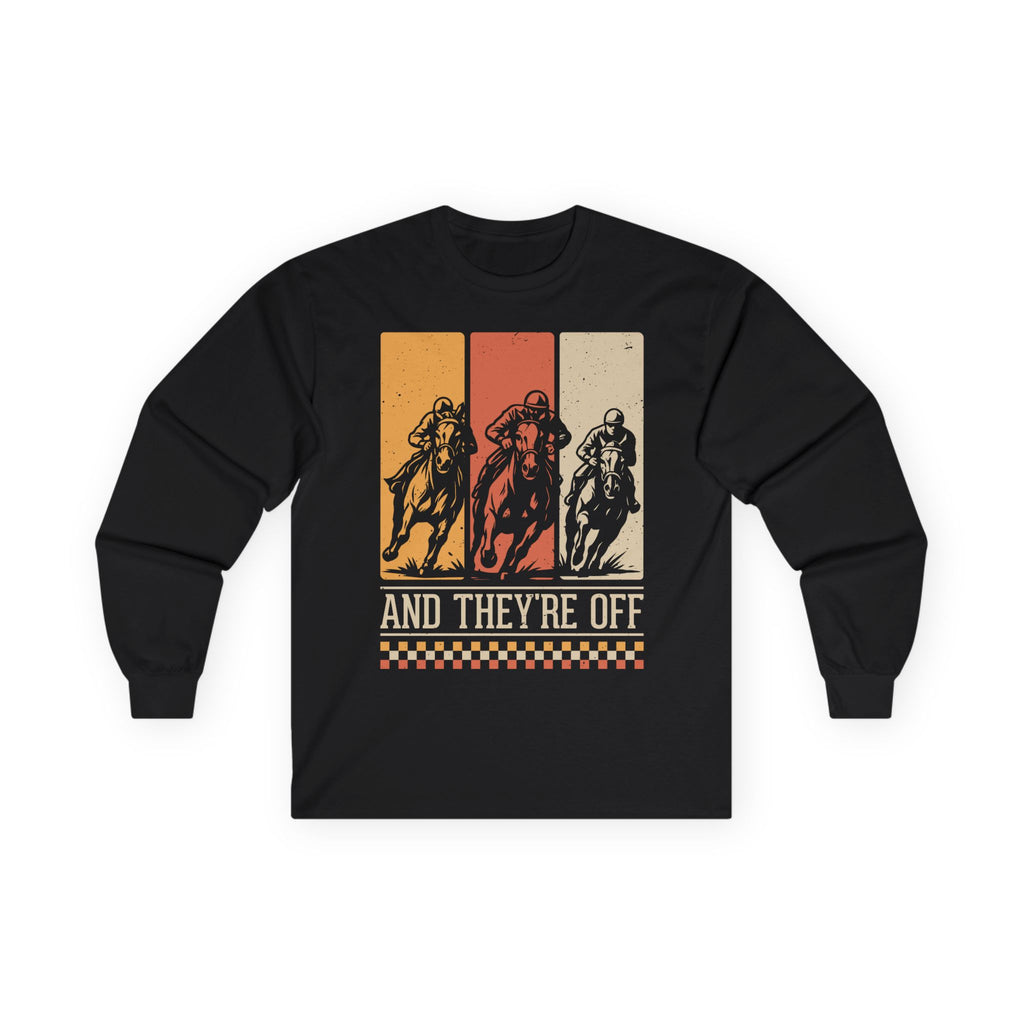Racing Cotton Long Sleeve Tee