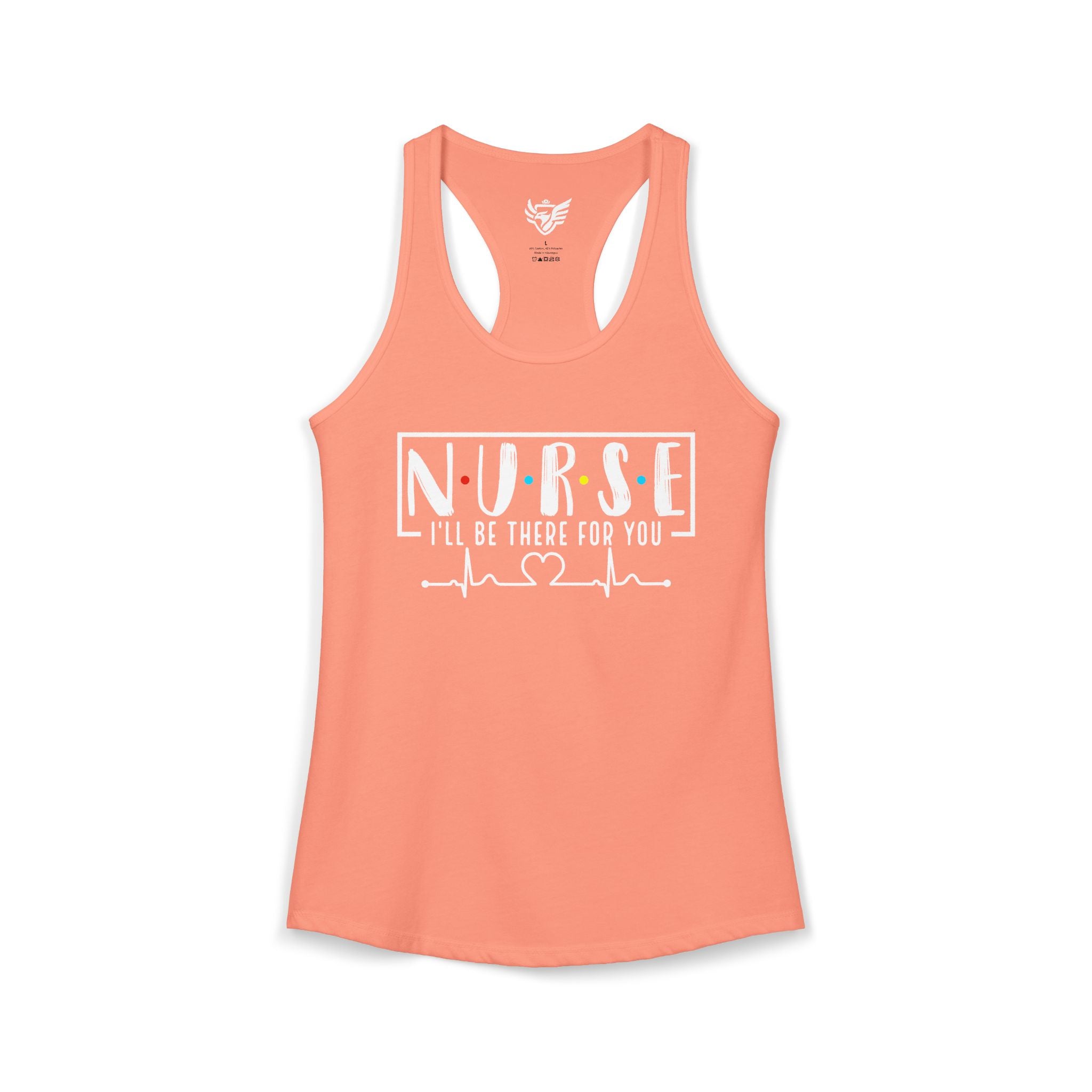 Friend's Theme Nurse Ideal Racerback Tank