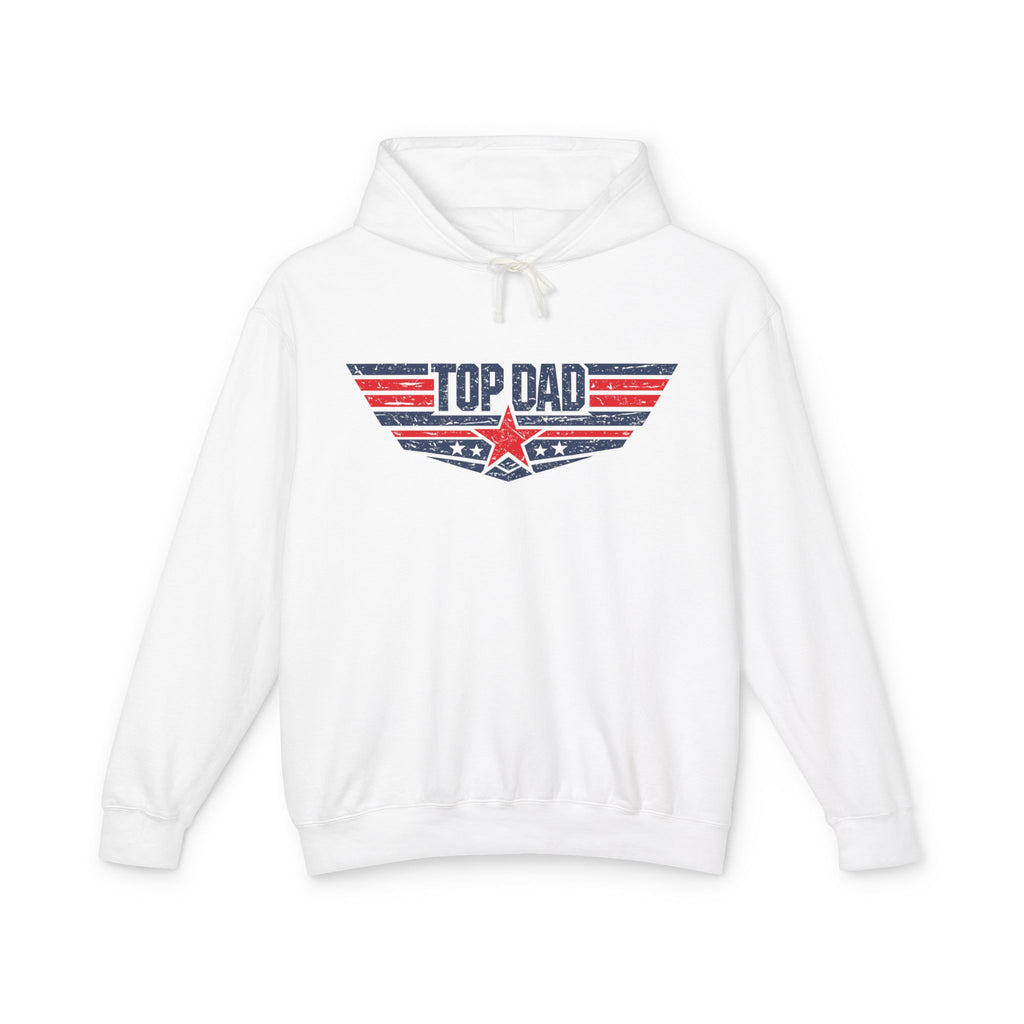 Top Dad Lightweight Hooded Sweatshirt