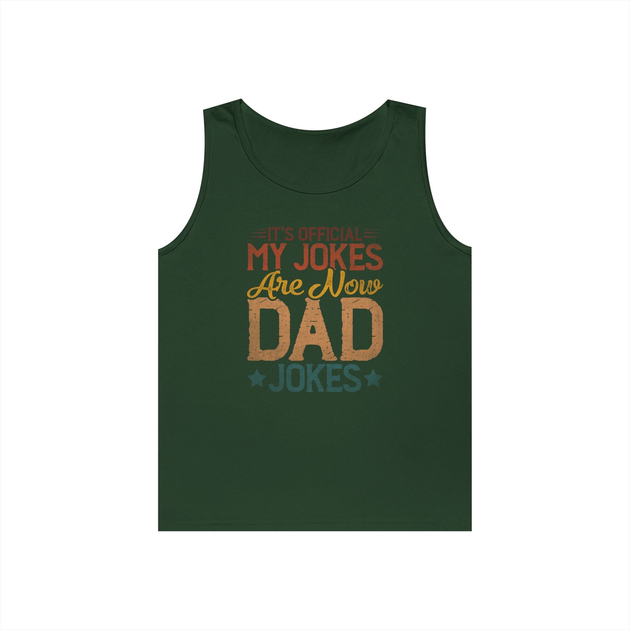 Dad Jokes Heavy Cotton Tank Top