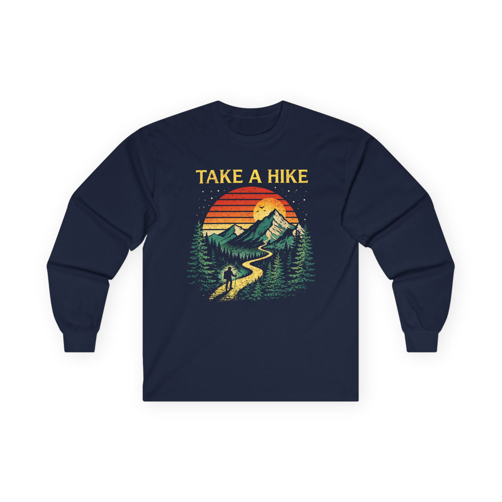 Take A Hike Cotton Long Sleeve Tee
