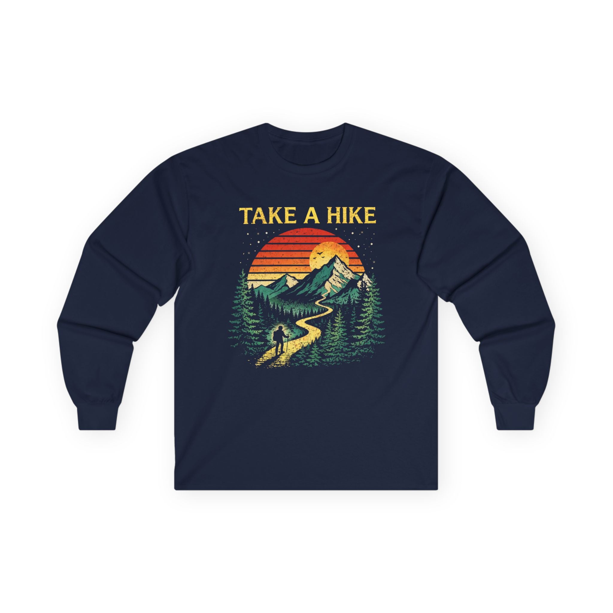 Take A Hike Cotton Long Sleeve Tee