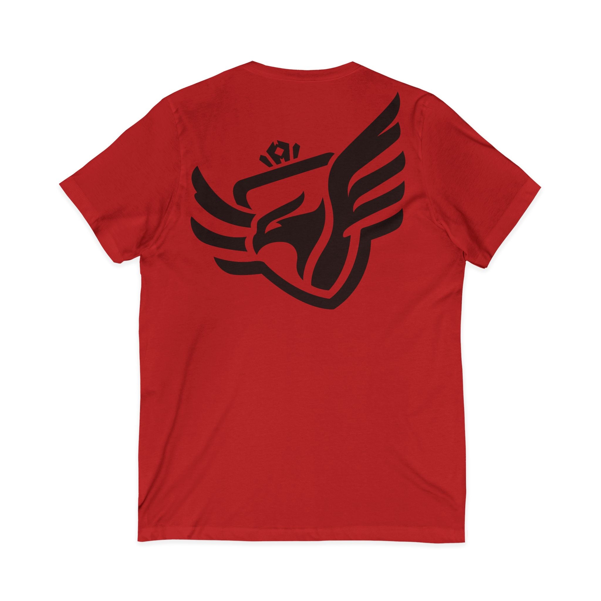 Royal Sparrow Jersey Short Sleeve V-Neck Tee