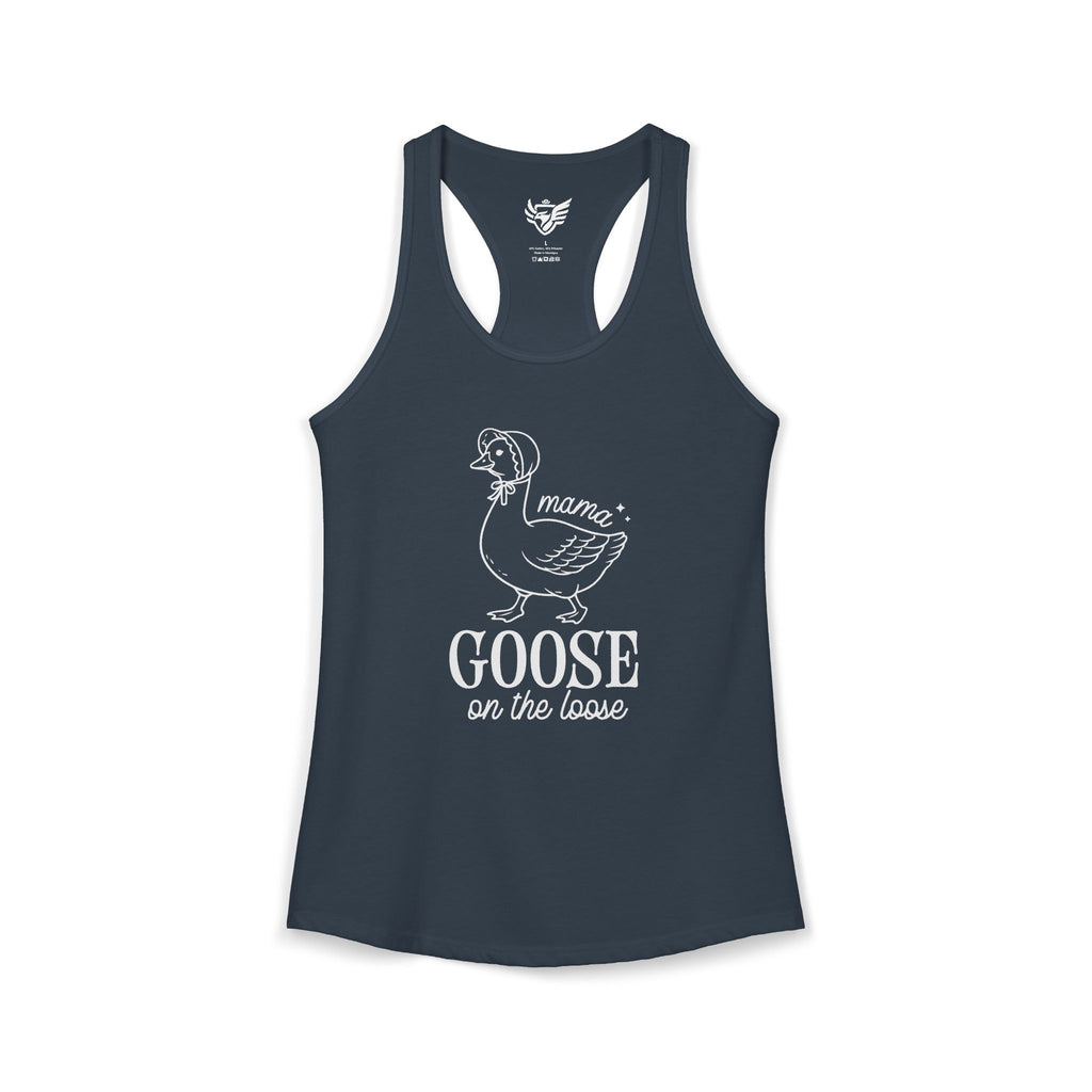 Mama Goose on the Loose Ideal Racerback Tank