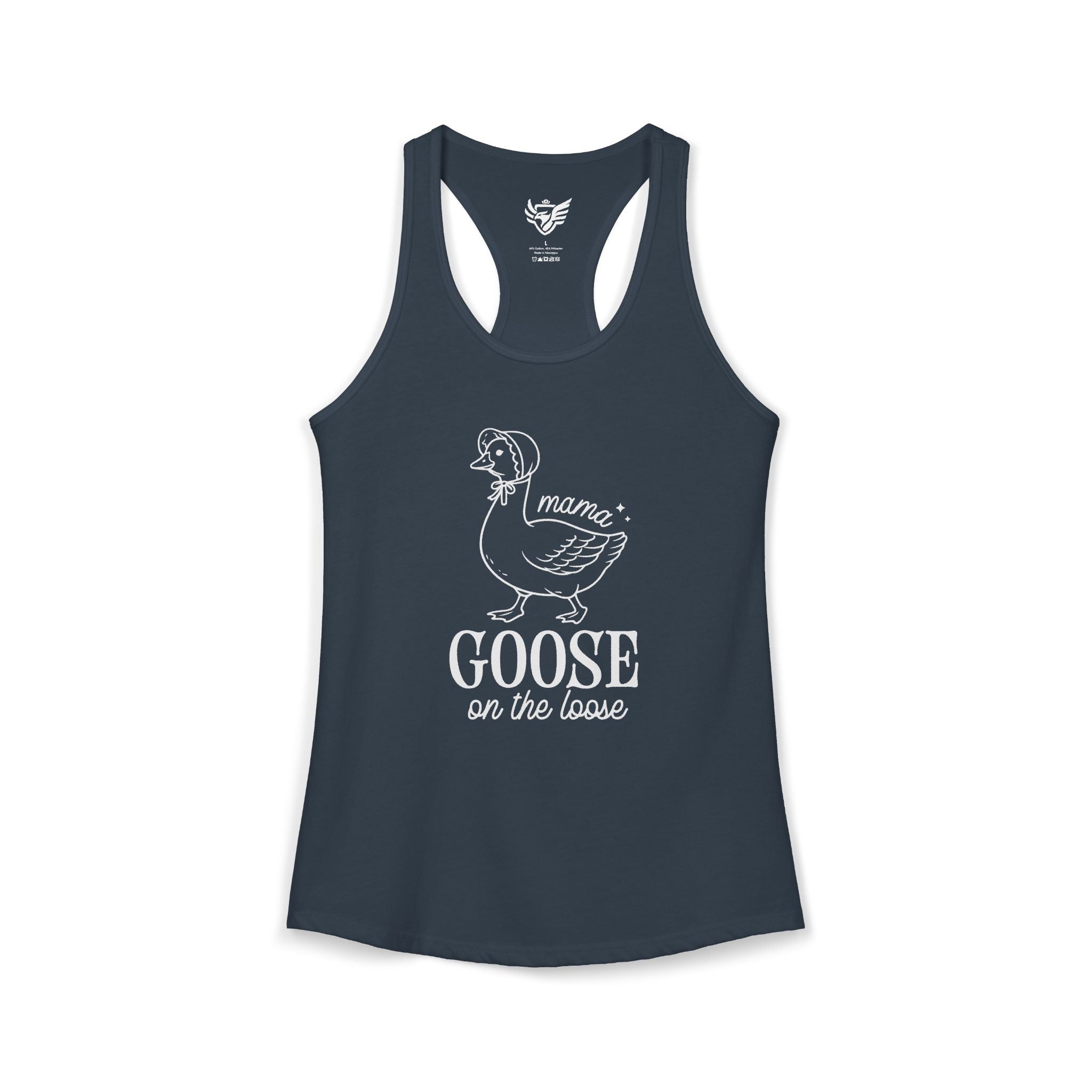 Mama Goose on the Loose Ideal Racerback Tank