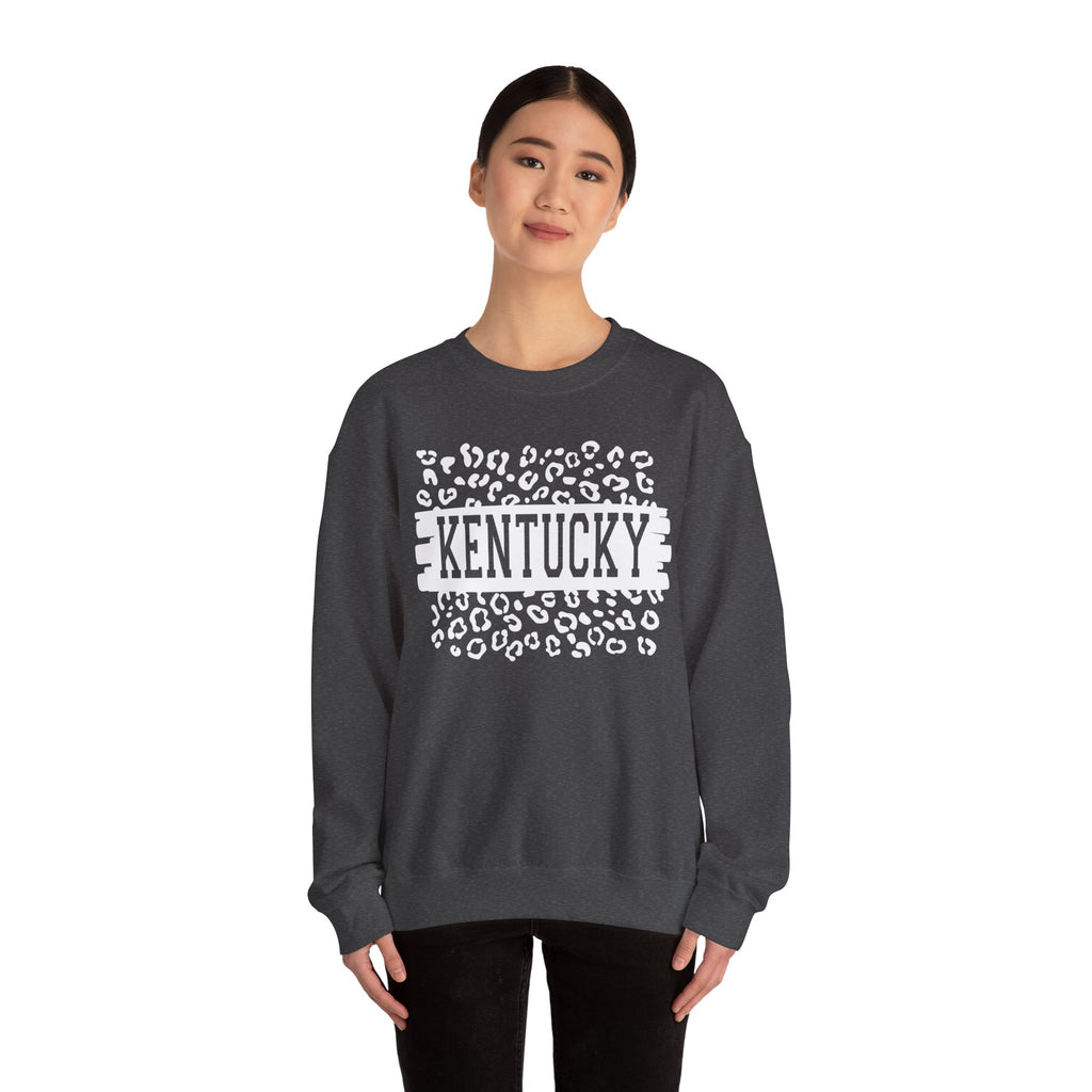 KY Leopard Heavy Blend™ Crewneck Sweatshirt