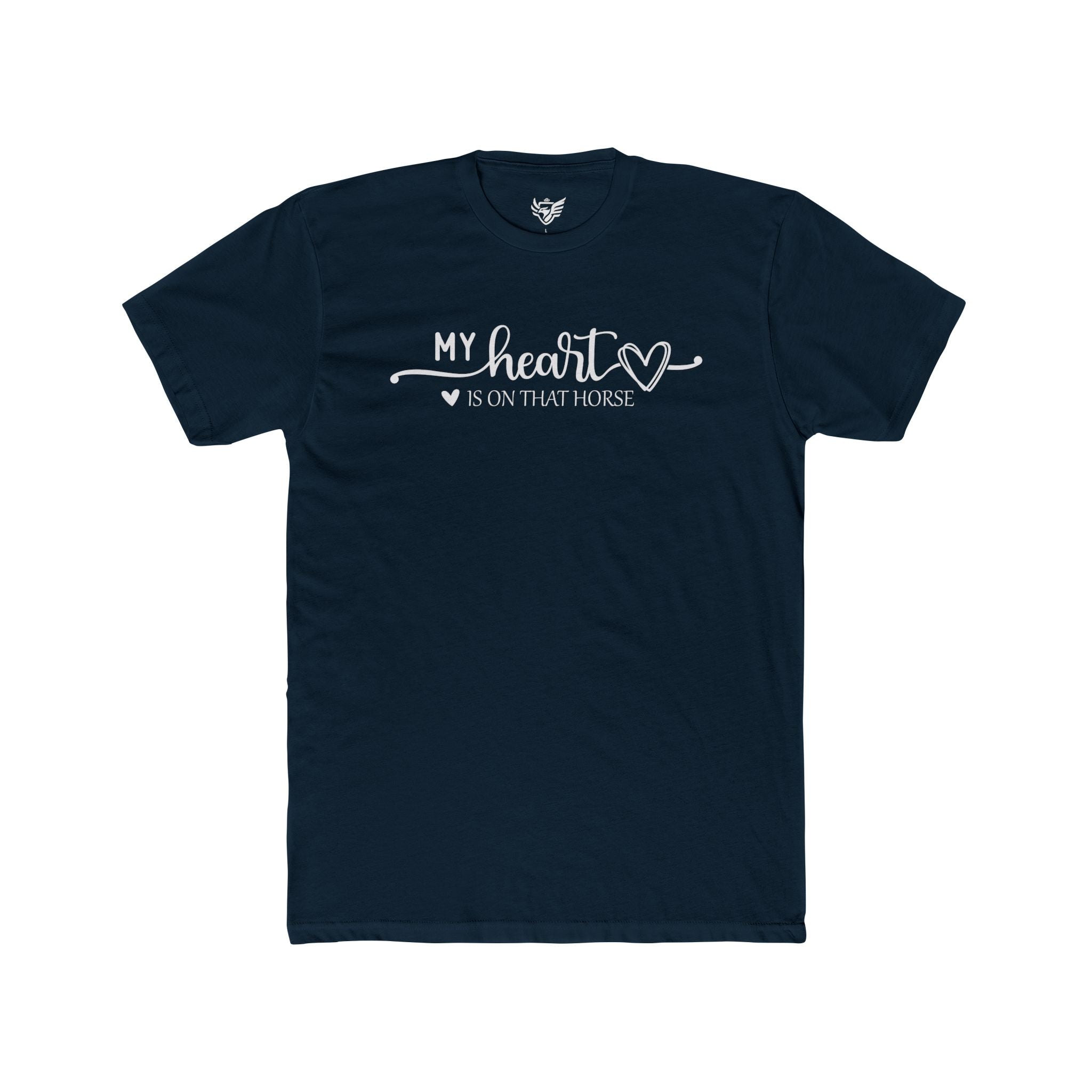 Heart on Horse Cotton Crew Tee