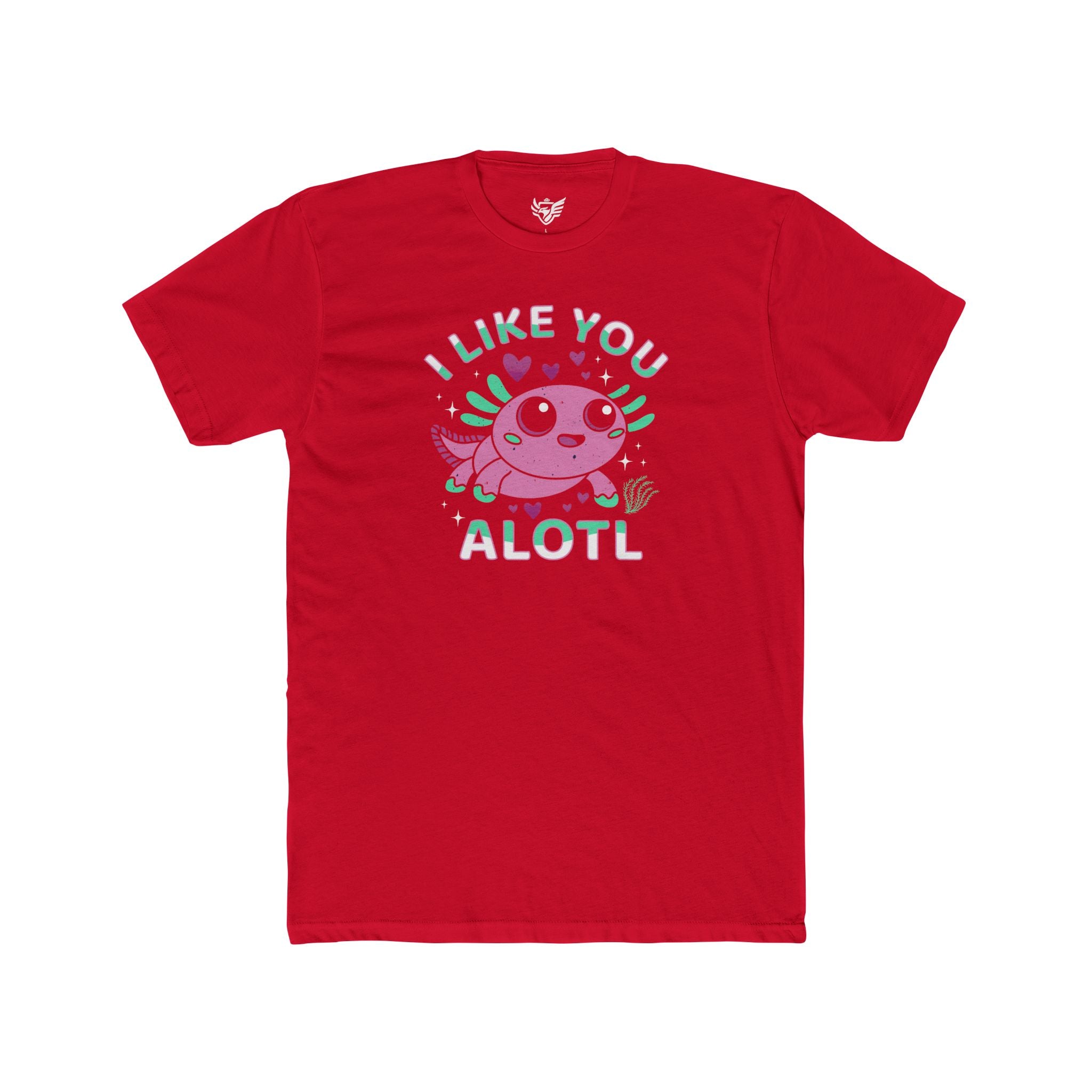 I Like You Alotl Cotton Crew Tee