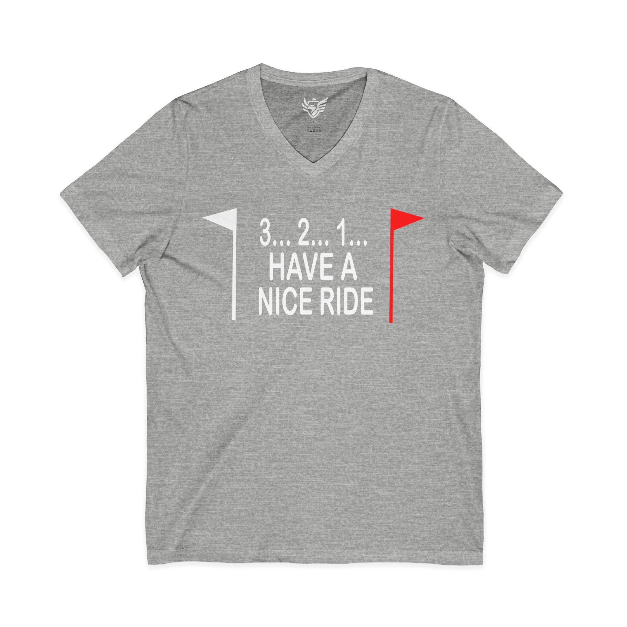 Have a Nice Ride Jersey Short Sleeve V-Neck Tee