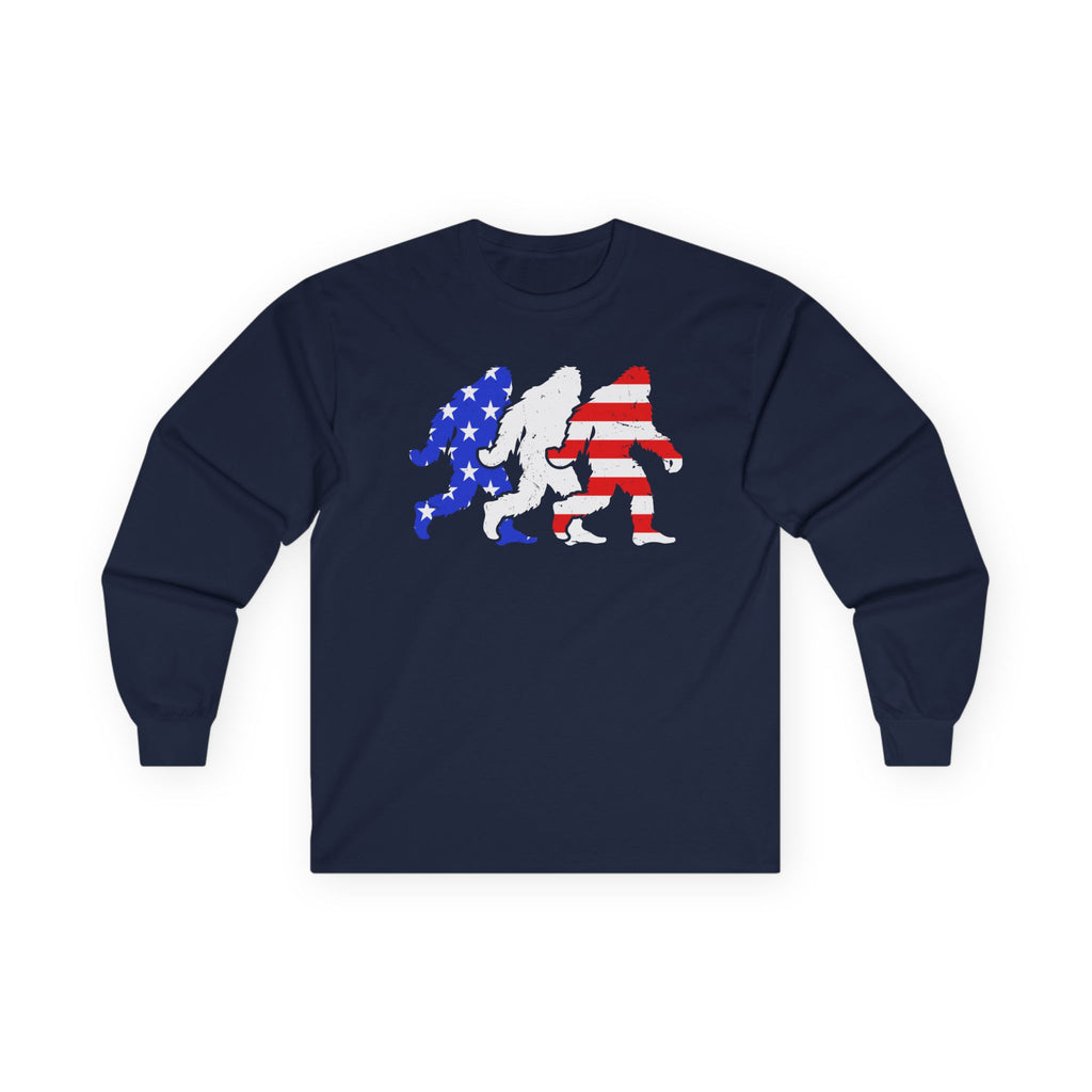 Big Foot USA Cotton Long Sleeve Tee