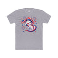 Patriotic Axolotl Cotton Crew Tee