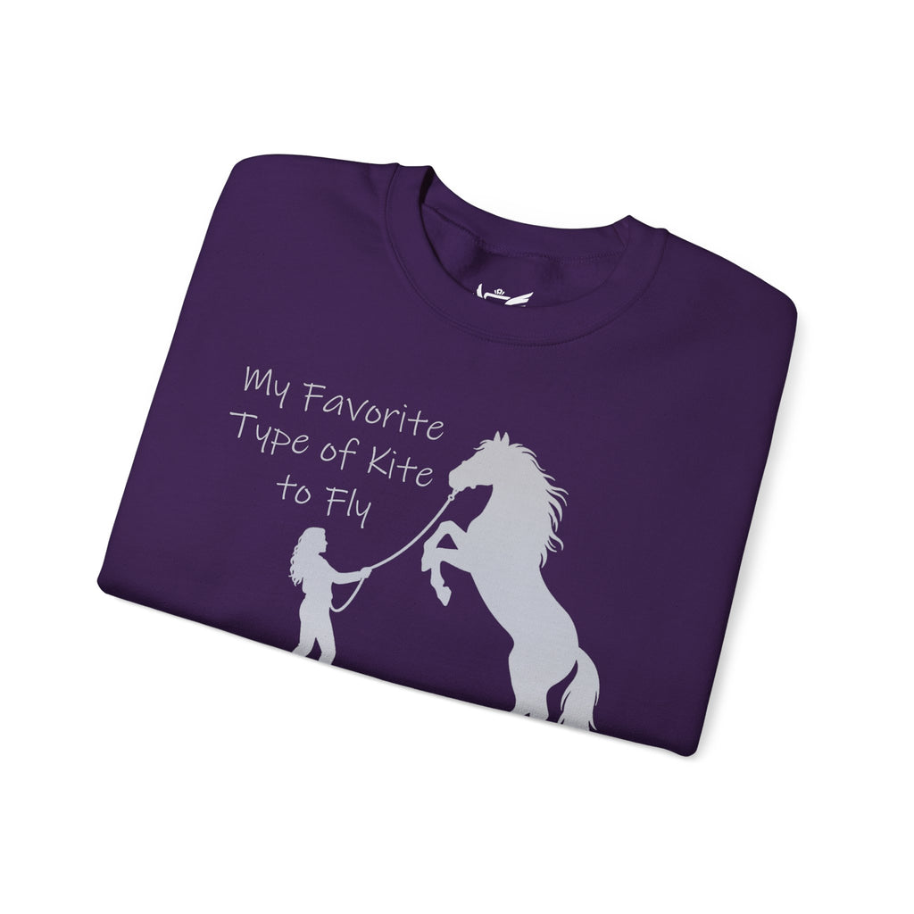 My Favorite Type of Kite Heavy Blend™ Crewneck Sweatshirt