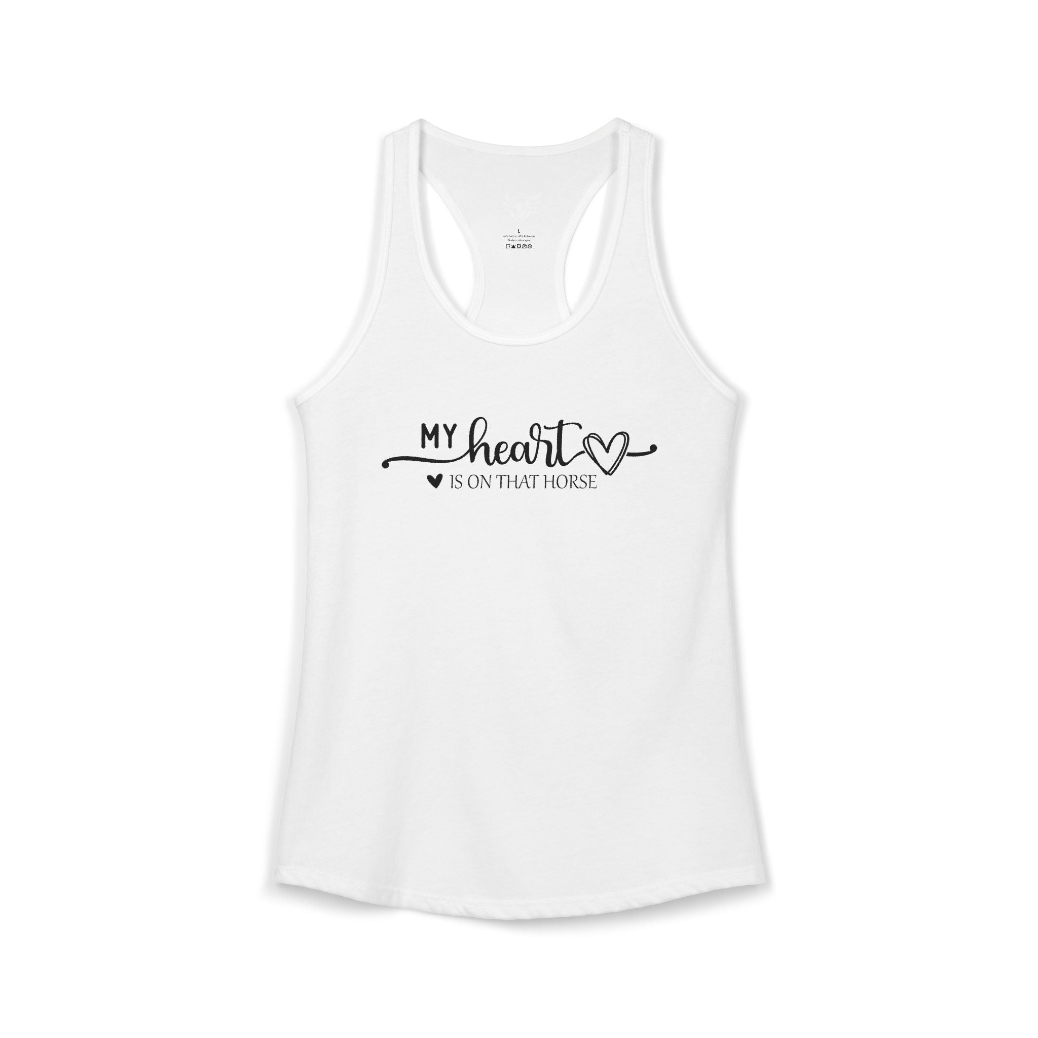 Heart on Horse Ideal Racerback Tank