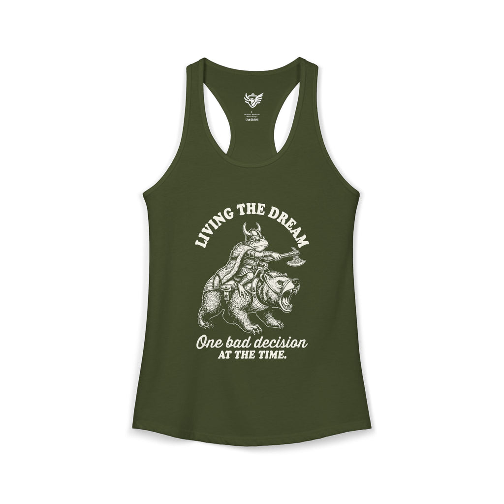 Living The Dream Ideal Racerback Tank