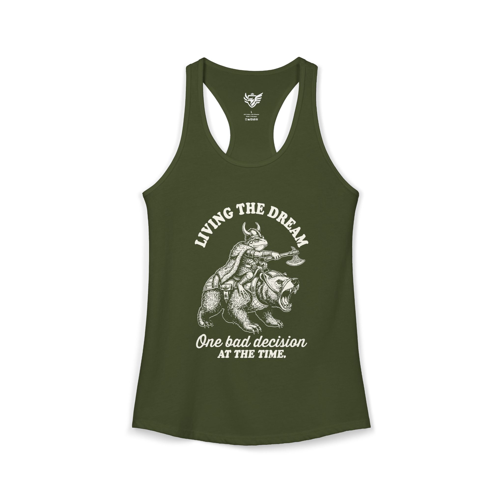 Living The Dream Ideal Racerback Tank