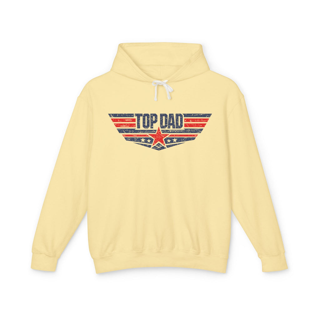 Top Dad Lightweight Hooded Sweatshirt