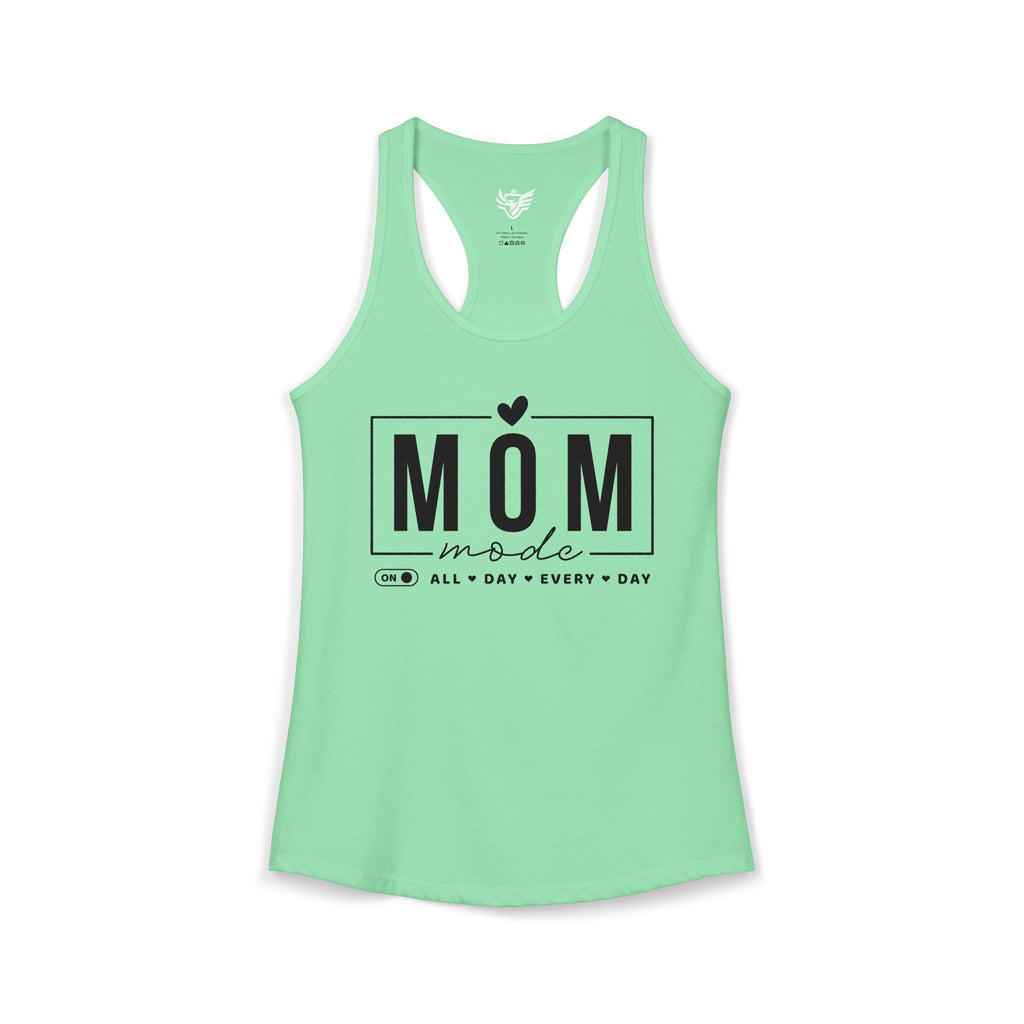Mom Mode Ideal Racerback Tank