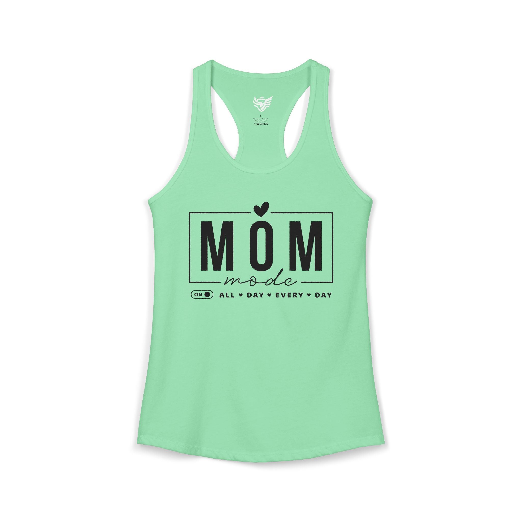 Mom Mode Ideal Racerback Tank