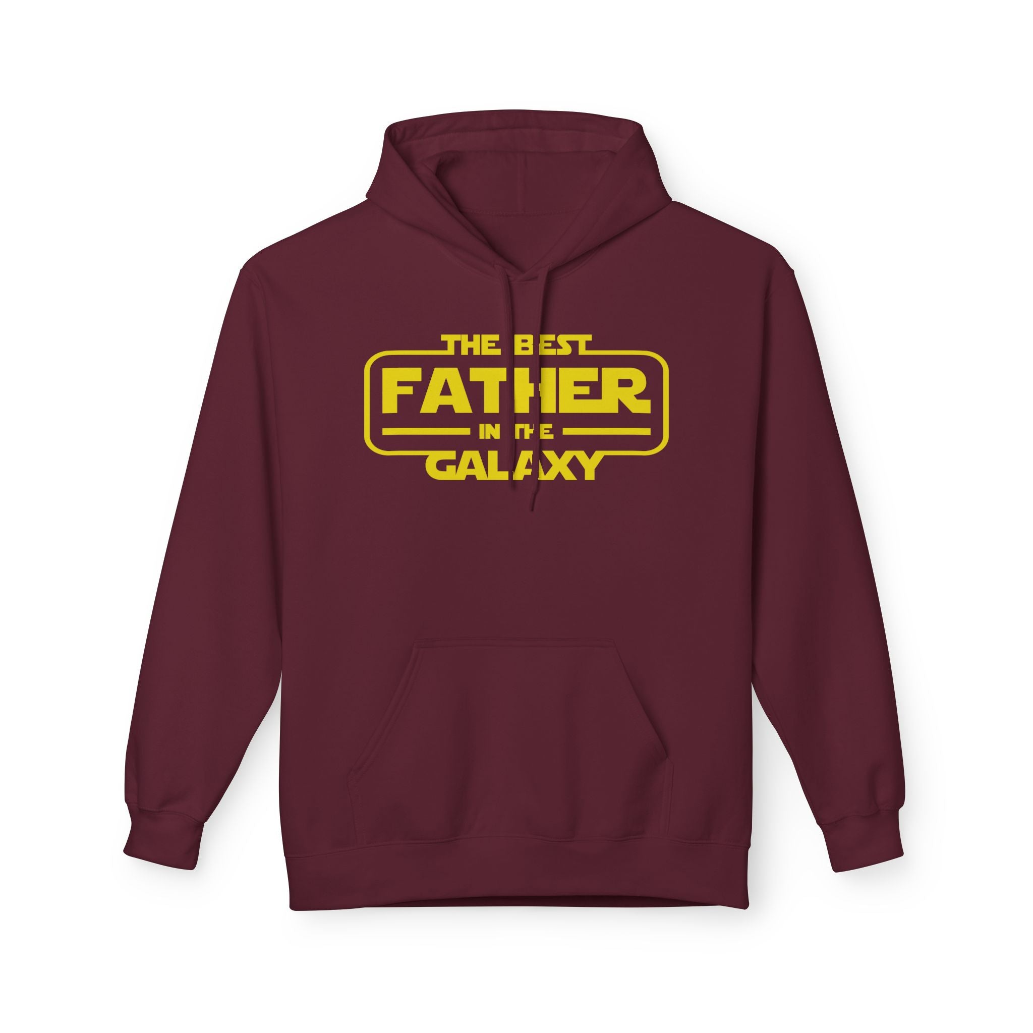 The Best Father in the Galaxy Midweight Softstyle Fleece Hoodie