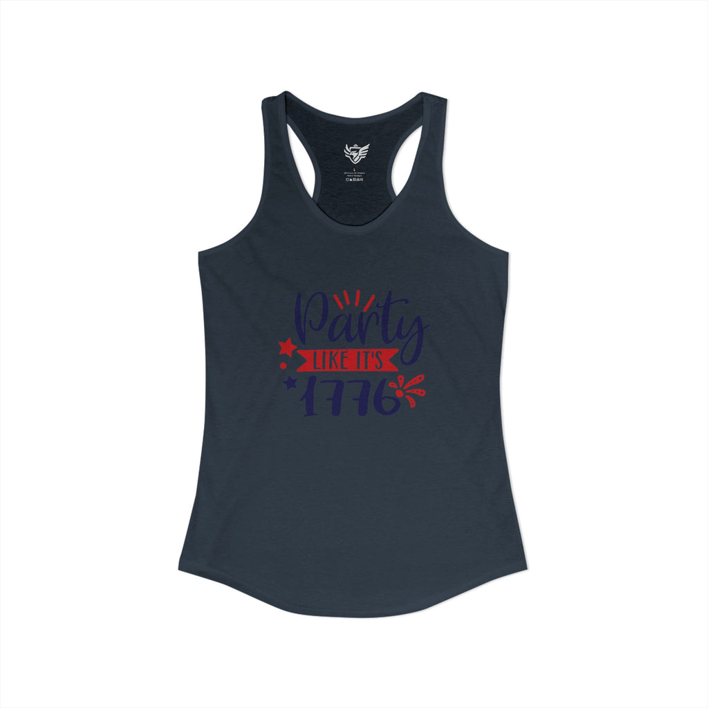 Party Like It's 1776 Ideal Racerback Tank