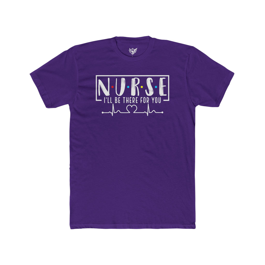 Friends Theme Nurse Cotton Crew Tee